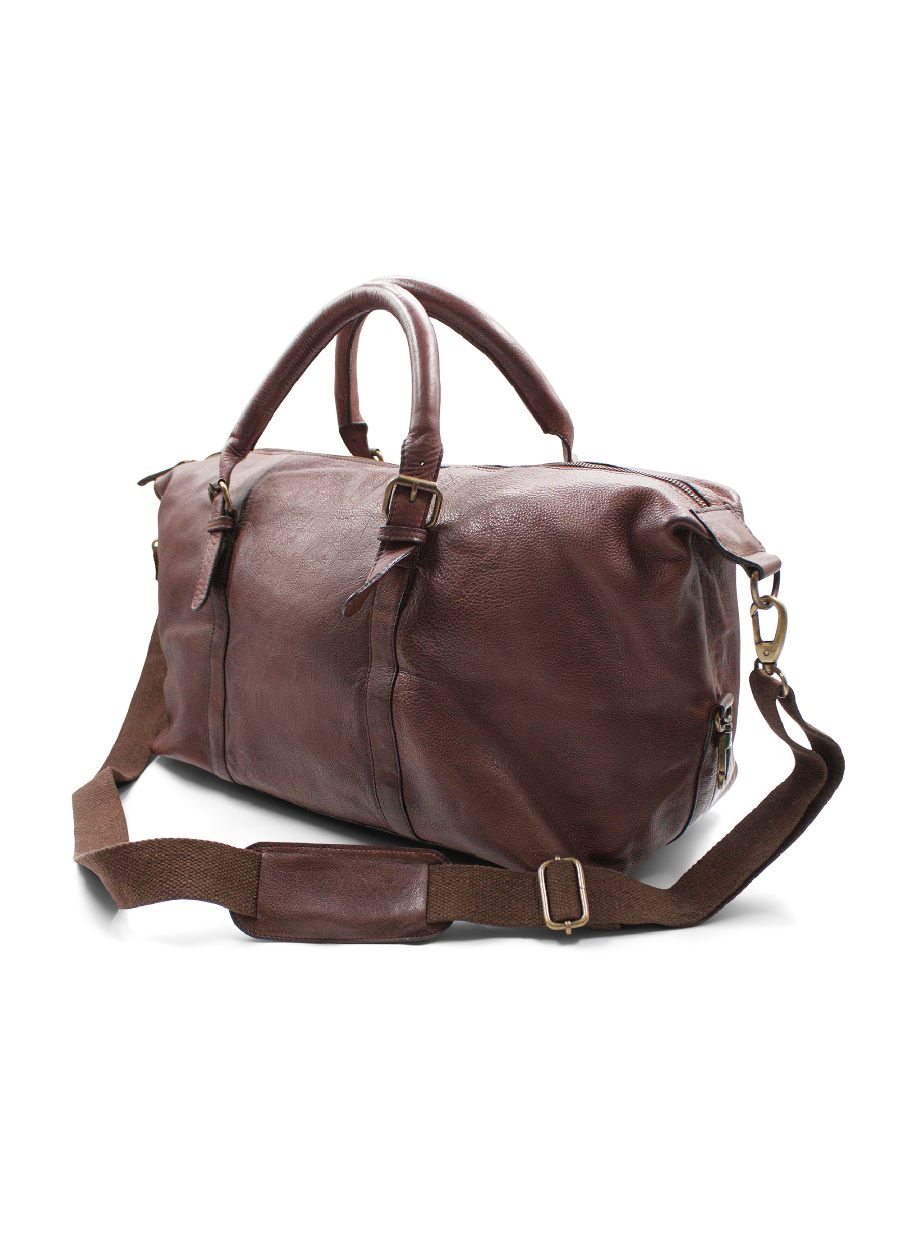 Men {collection_title} Rocco Overnight Leather Bag Peter Jackson