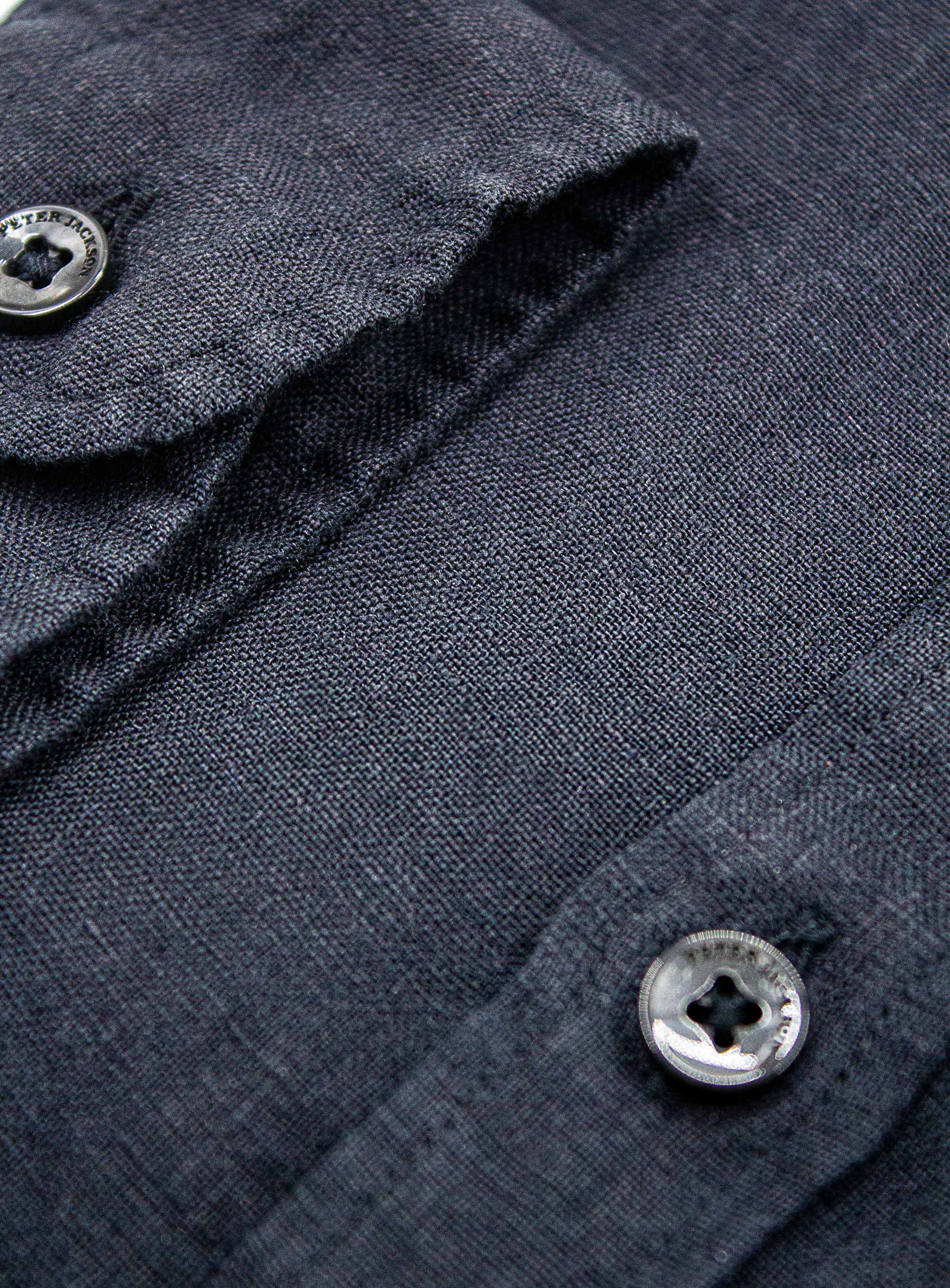 Men {collection_title} Verano Black Washed Linen Shirt Peter Jackson