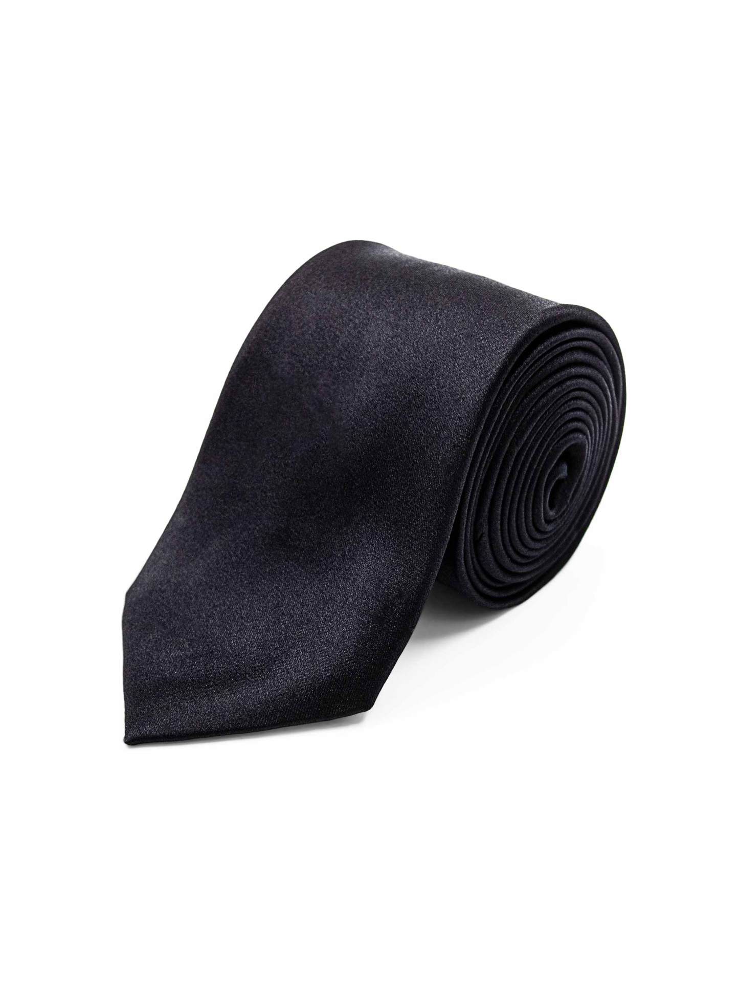 Men {collection_title} Essential Black Silk Tie Peter Jackson