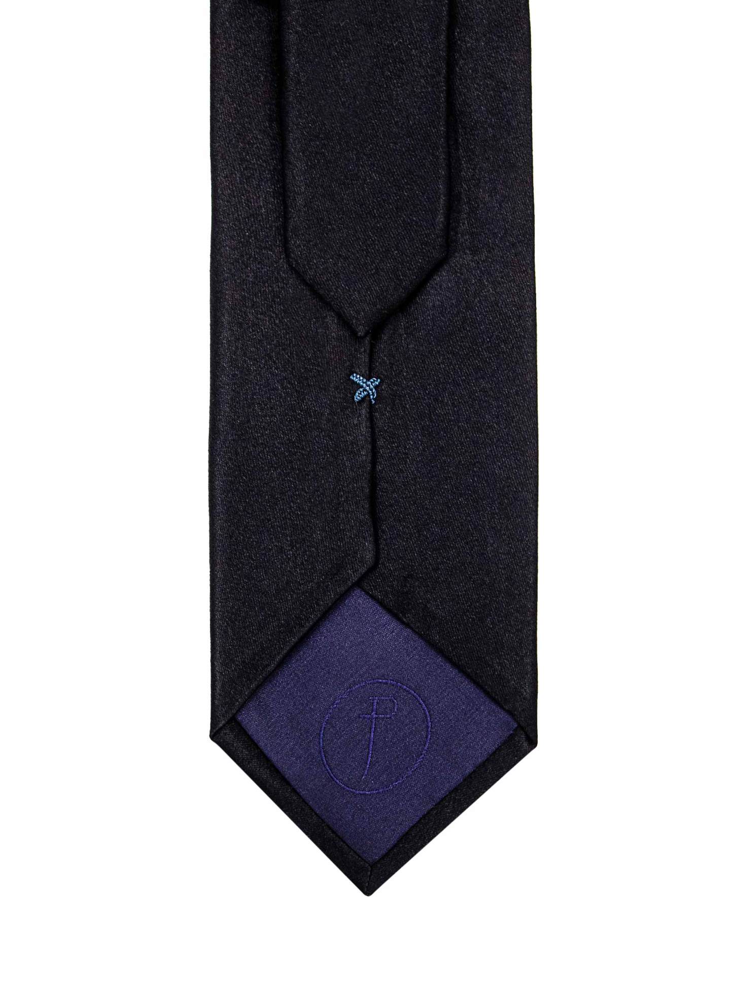 Men {collection_title} Essential Black Silk Tie Peter Jackson