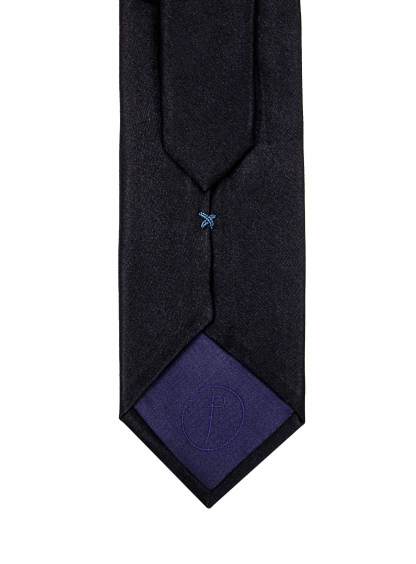 Men {collection_title} Essential Black Silk Tie Peter Jackson