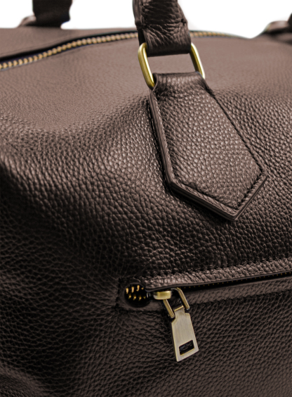 Men {collection_title} Alessio Brown Pebbled Leather Bag Peter Jackson