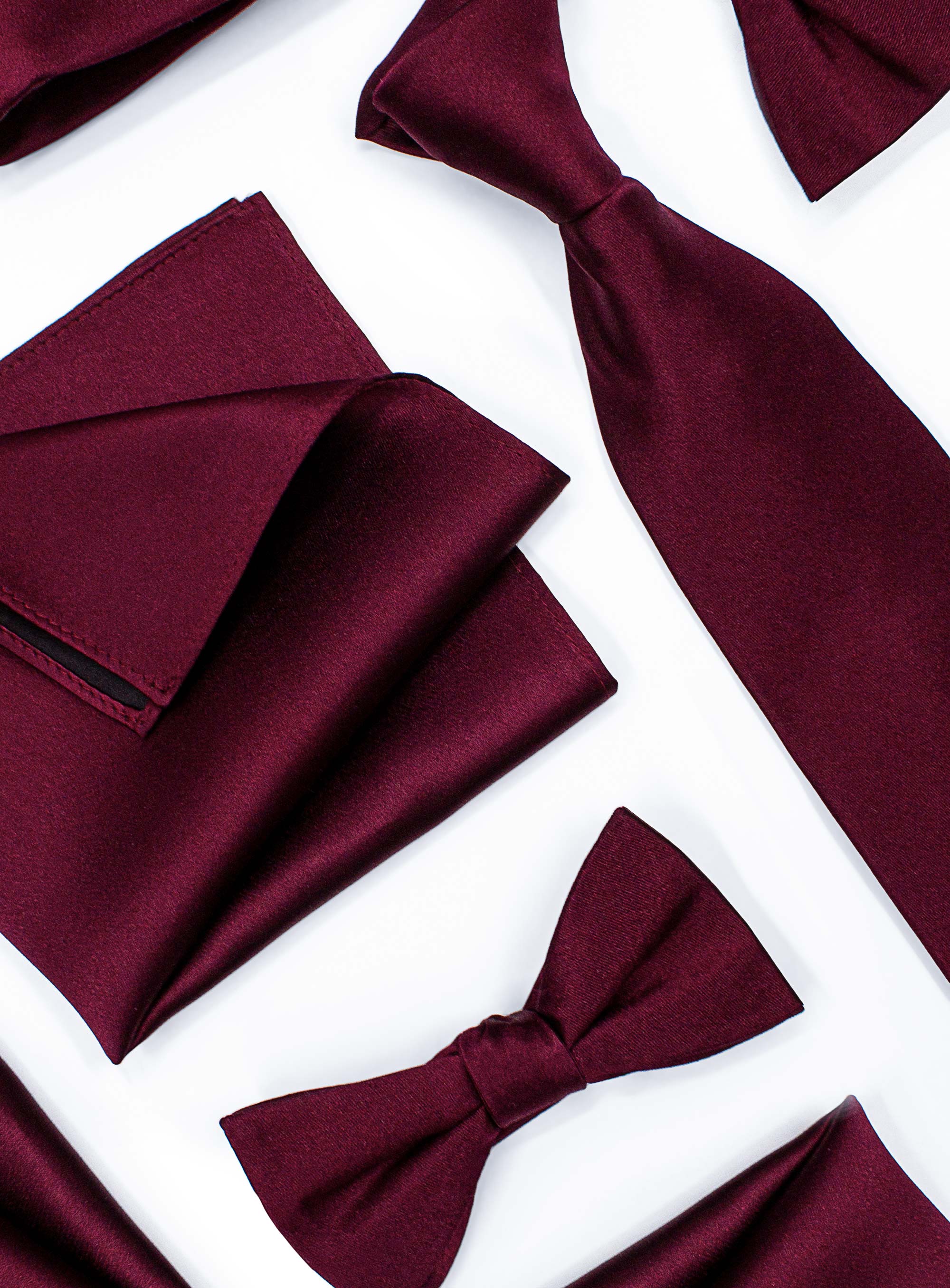 Men {collection_title} Essential Burgundy Silk Tie Peter Jackson