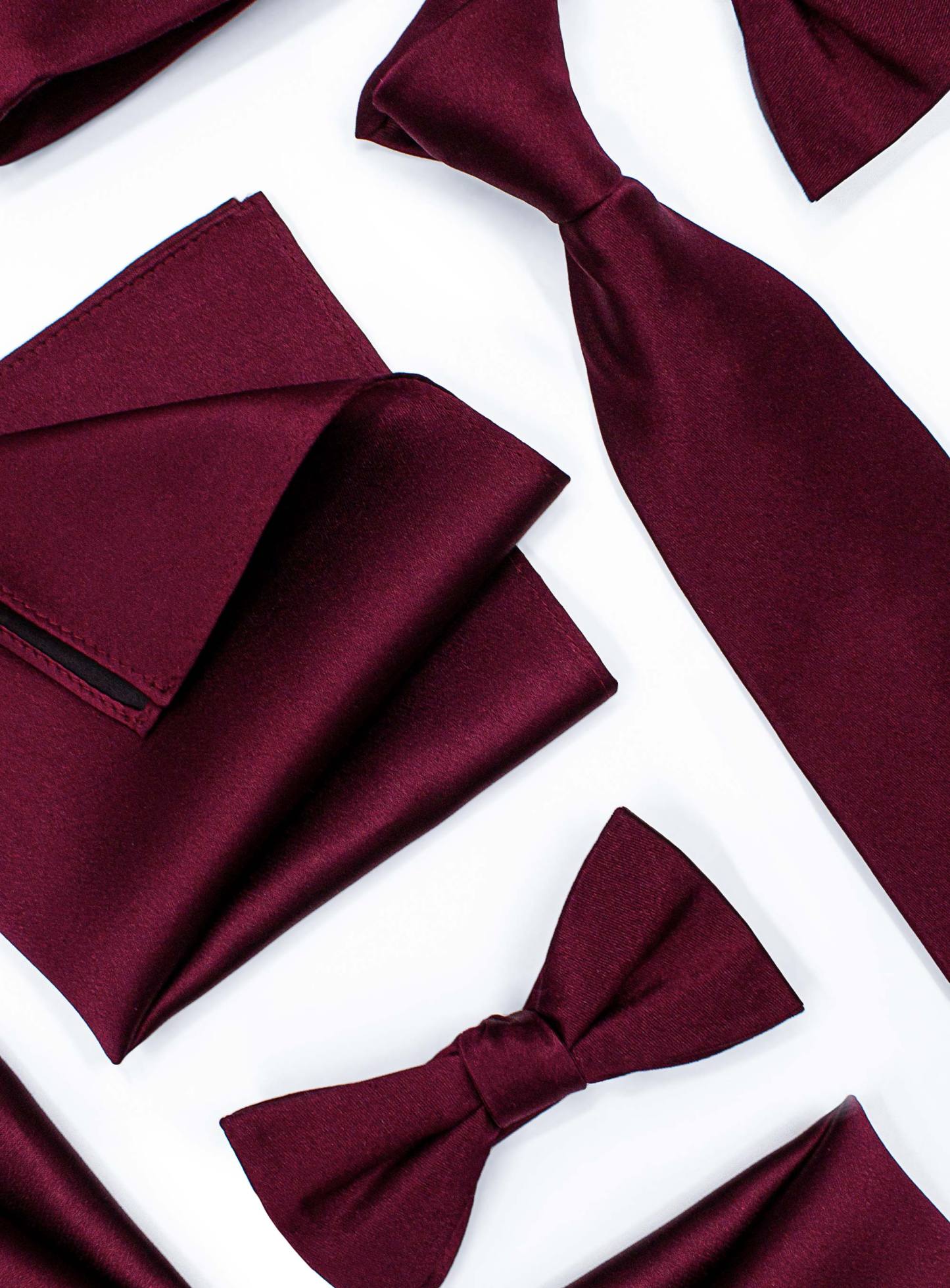 Men {collection_title} Essential Burgundy Silk Tie Peter Jackson