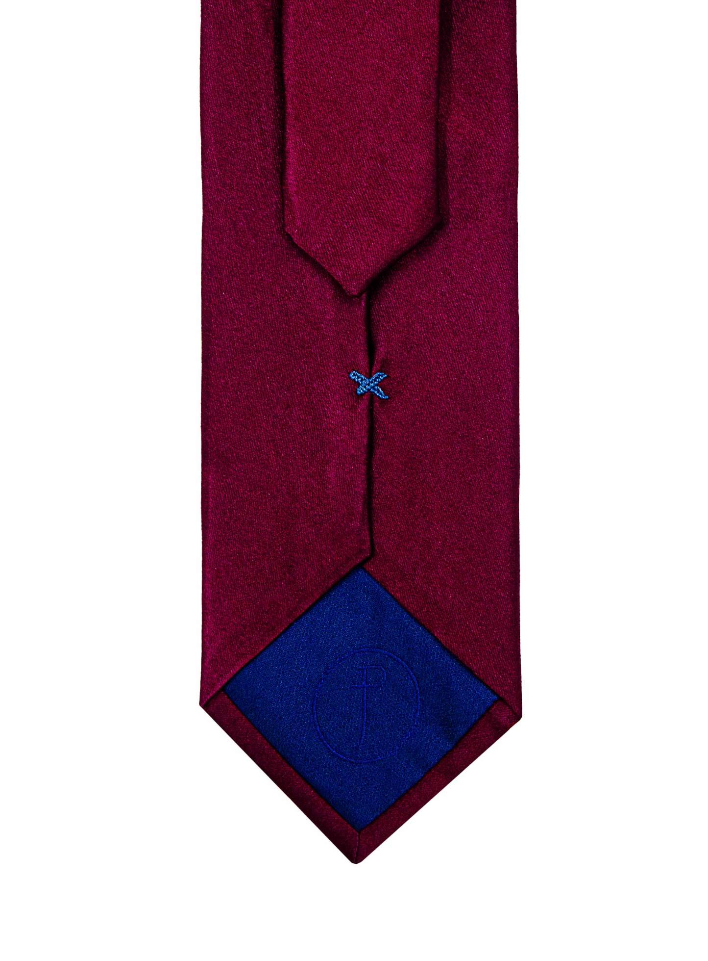 Men {collection_title} Essential Burgundy Silk Tie Peter Jackson