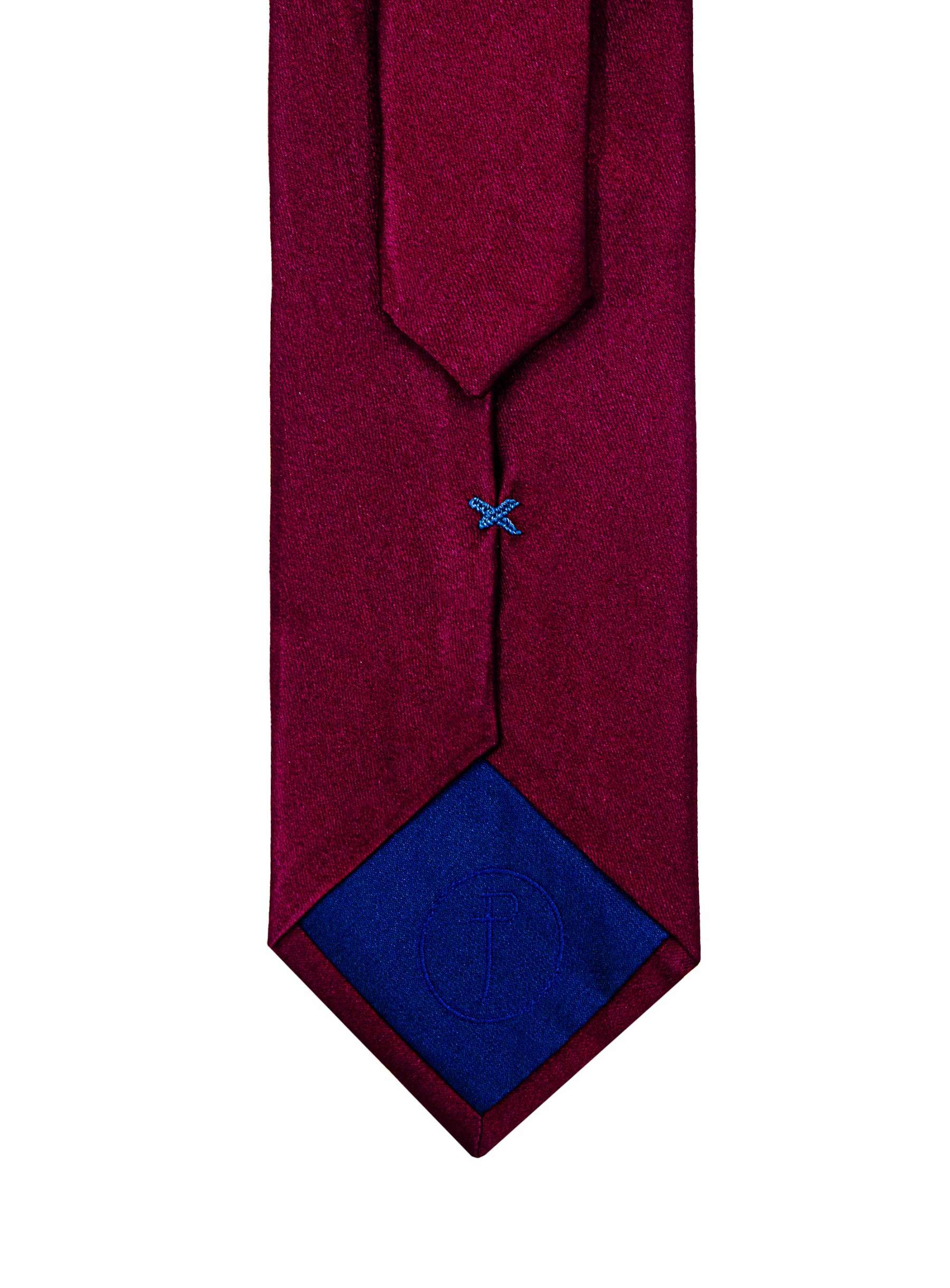 Men {collection_title} Essential Burgundy Silk Tie Peter Jackson