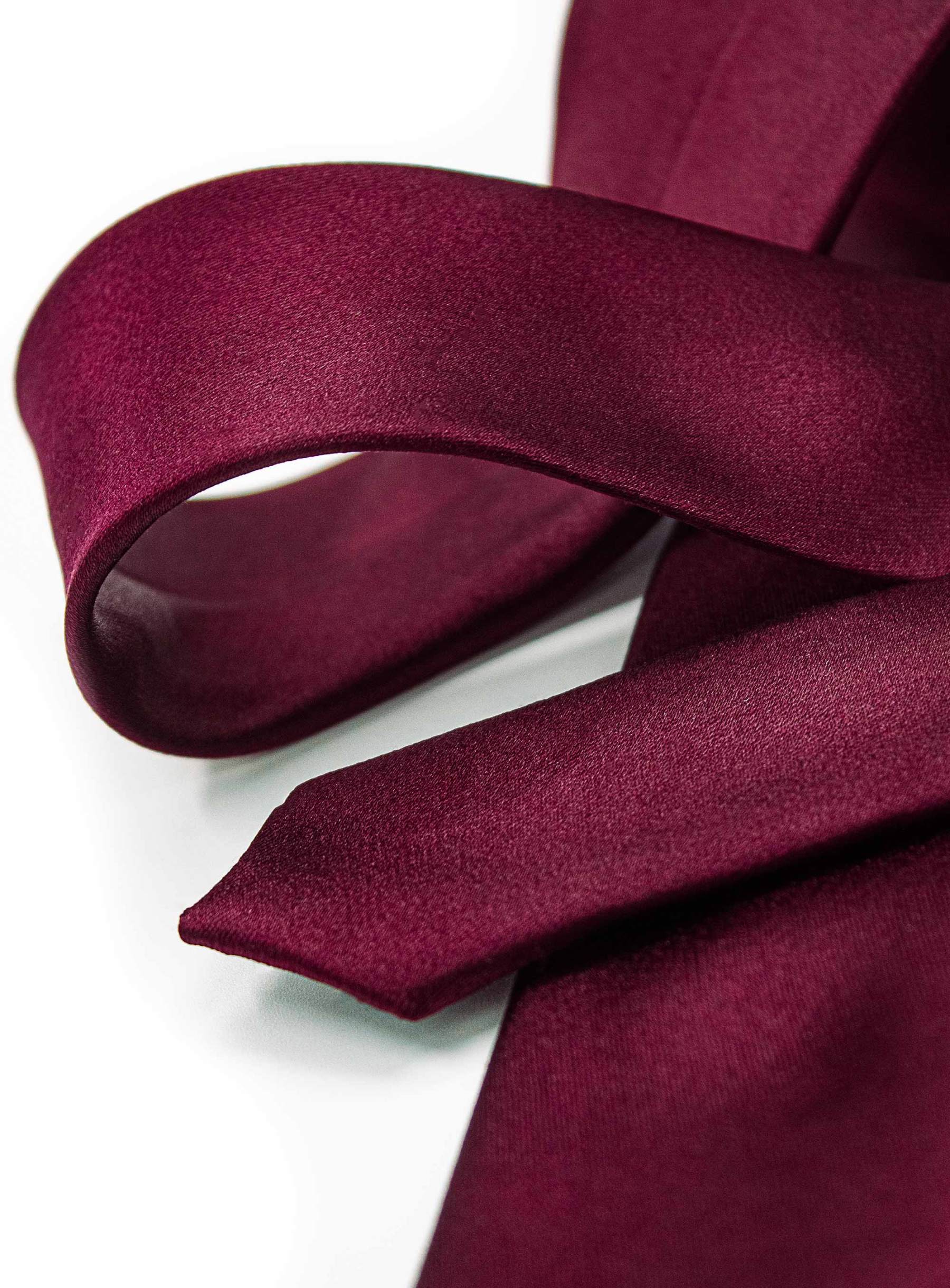 Men {collection_title} Essential Burgundy Silk Tie Peter Jackson