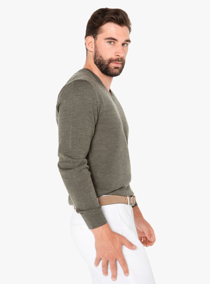 Arco Sage Merino V-Neck Knit