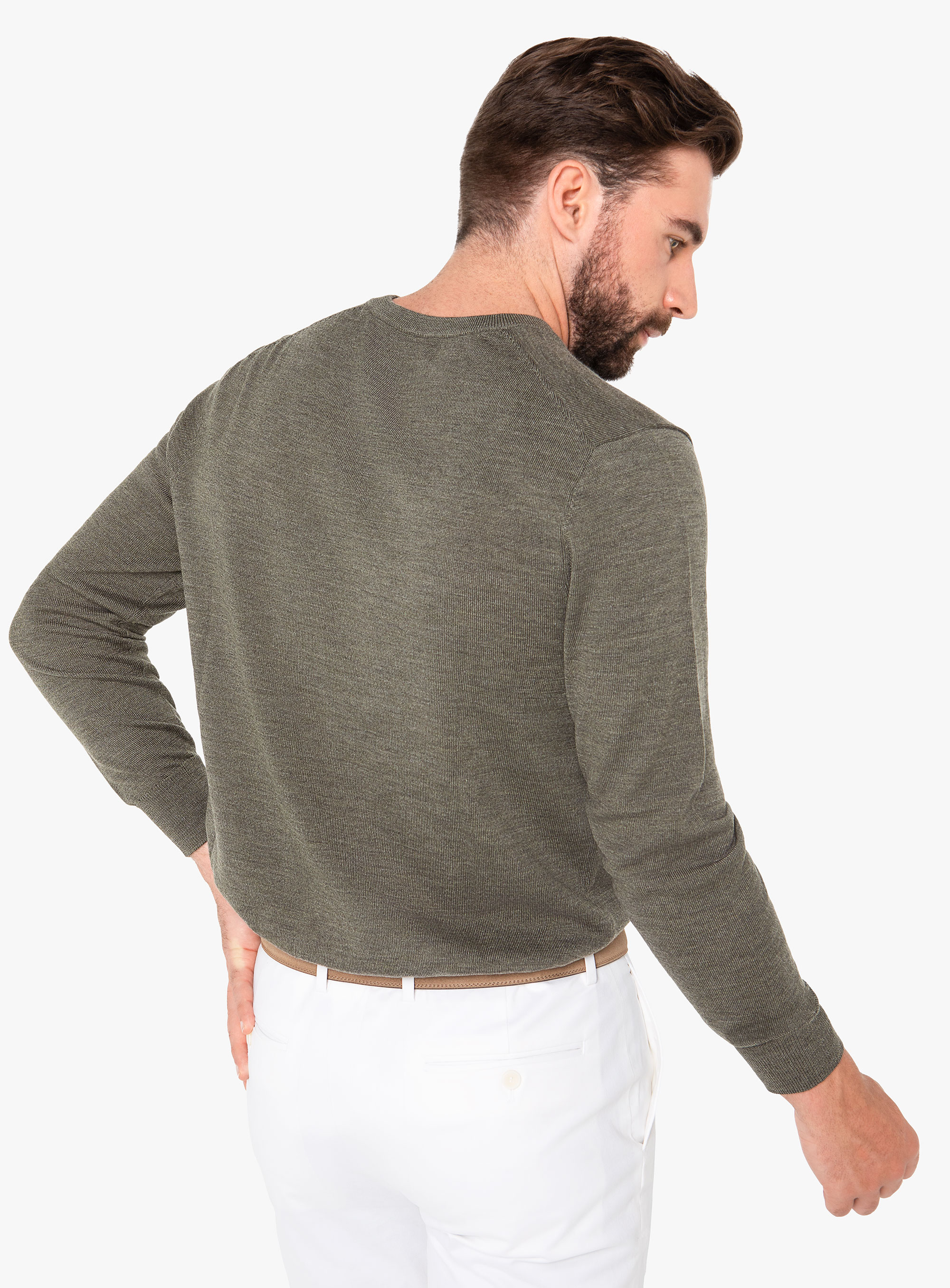 Arco Sage Merino V-Neck Knit