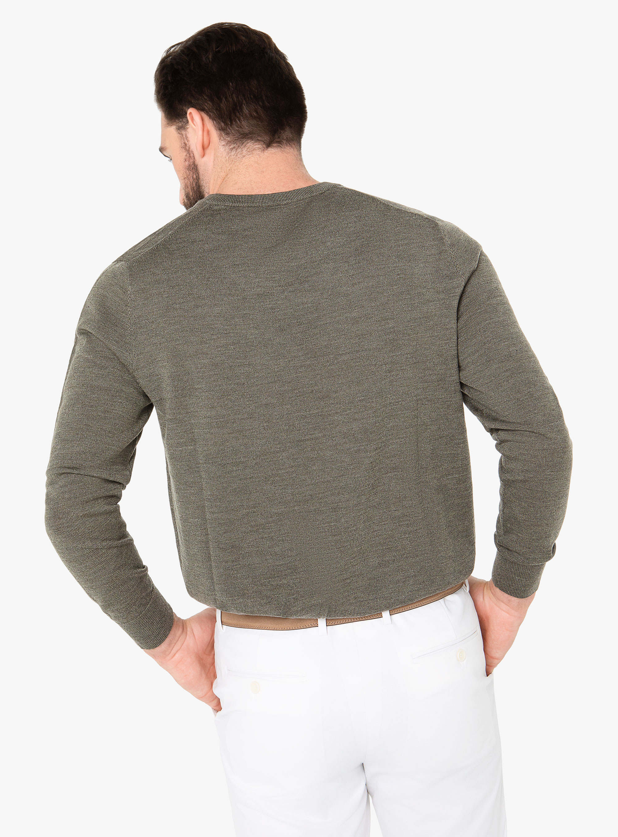 Arco Sage Merino V-Neck Knit