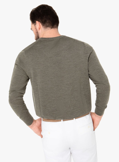 Arco Sage Merino V-Neck Knit