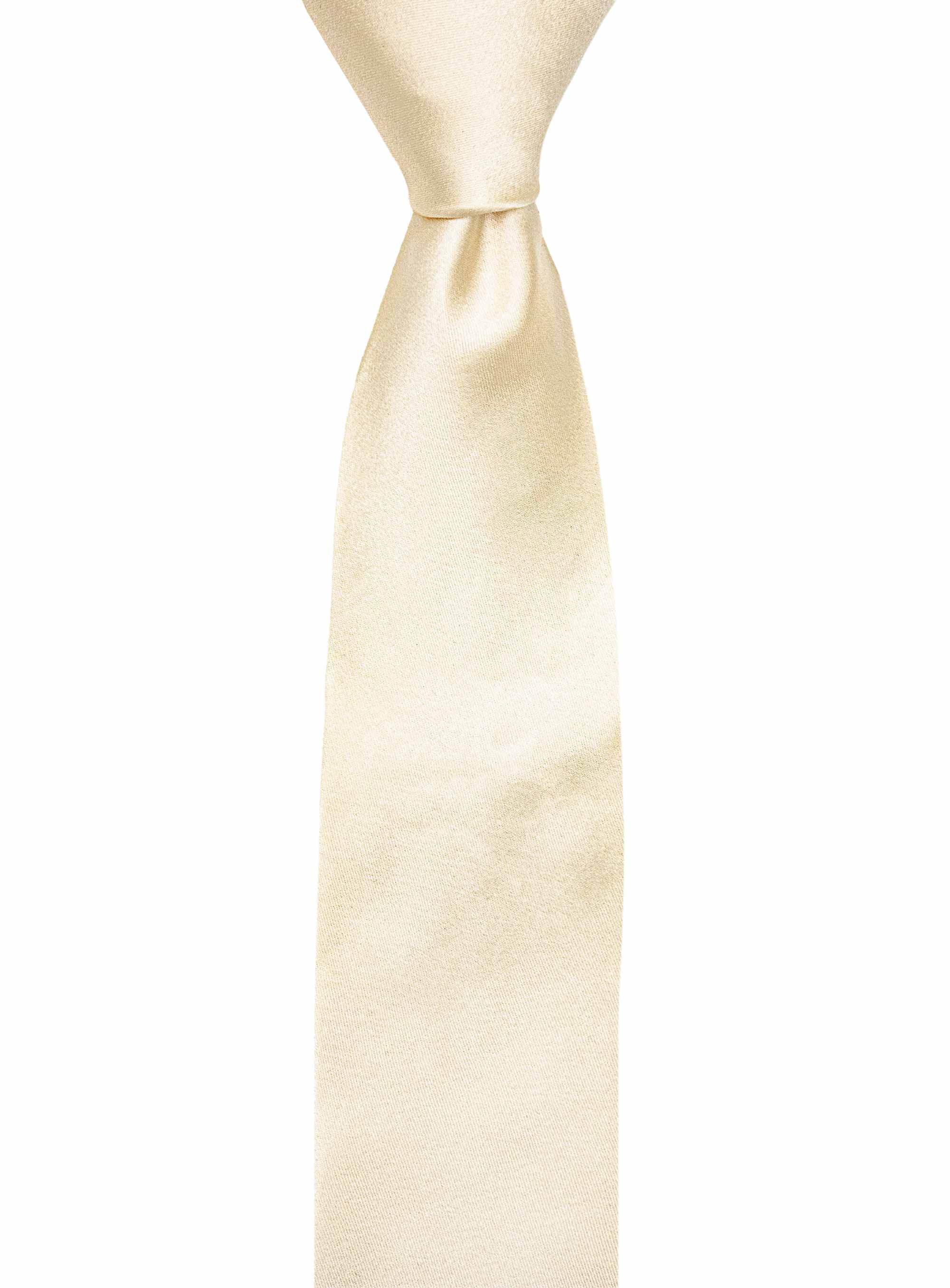 Men {collection_title} Essential Ivory Silk Tie Peter Jackson