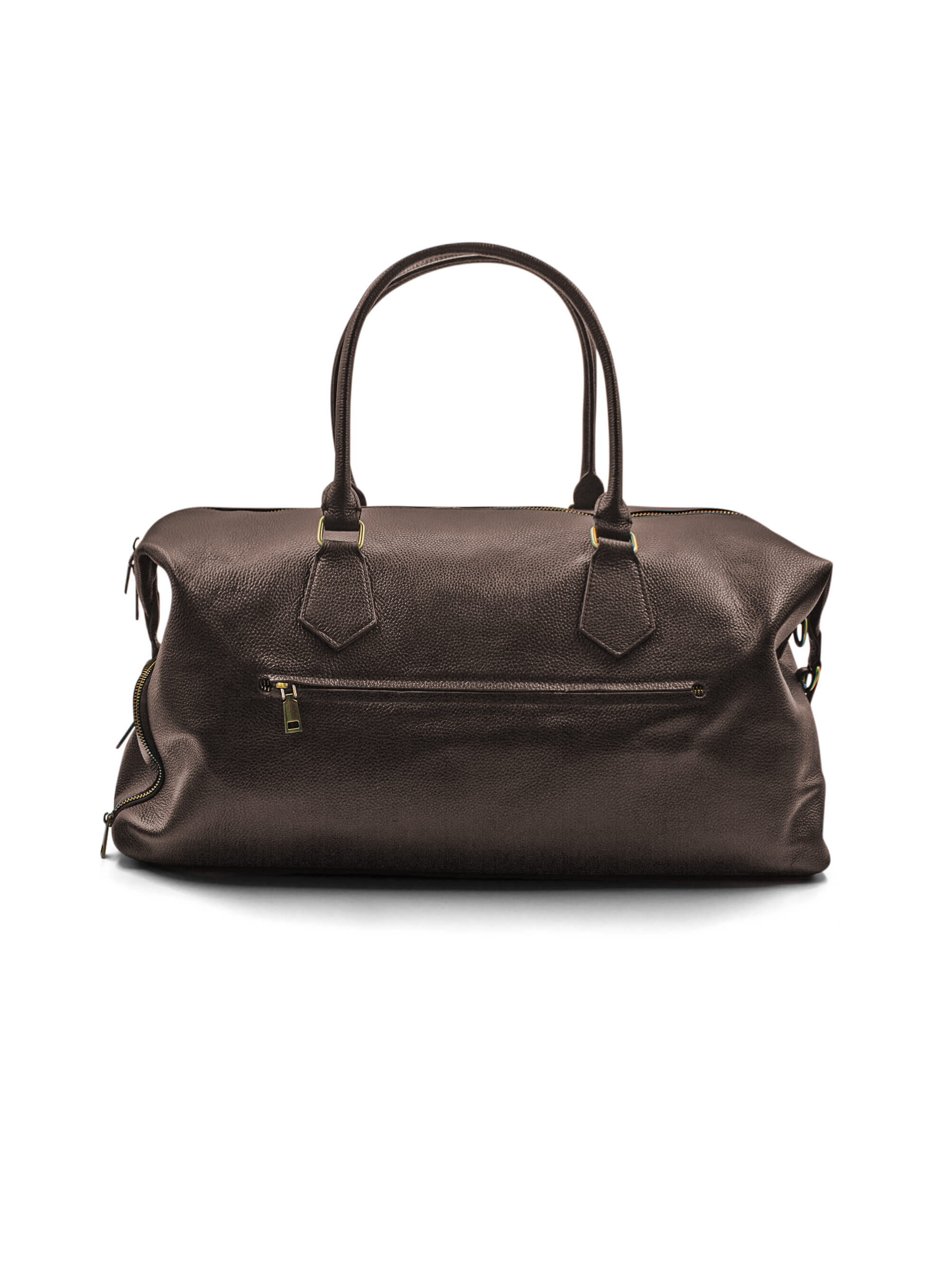 Men {collection_title} Alessio Brown Pebbled Leather Bag Peter Jackson