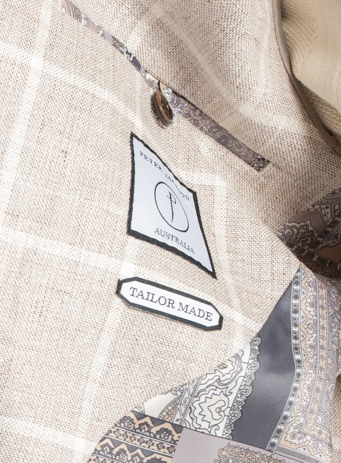 Vicenzo Oat Plaid Jacket