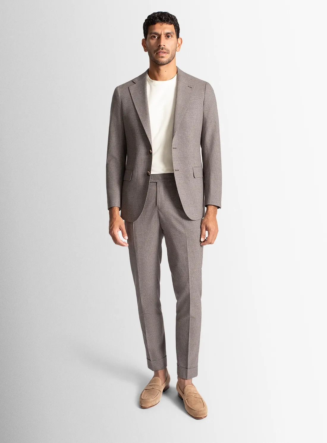 Vitale Puppytooth Chocolate Brown Jacket