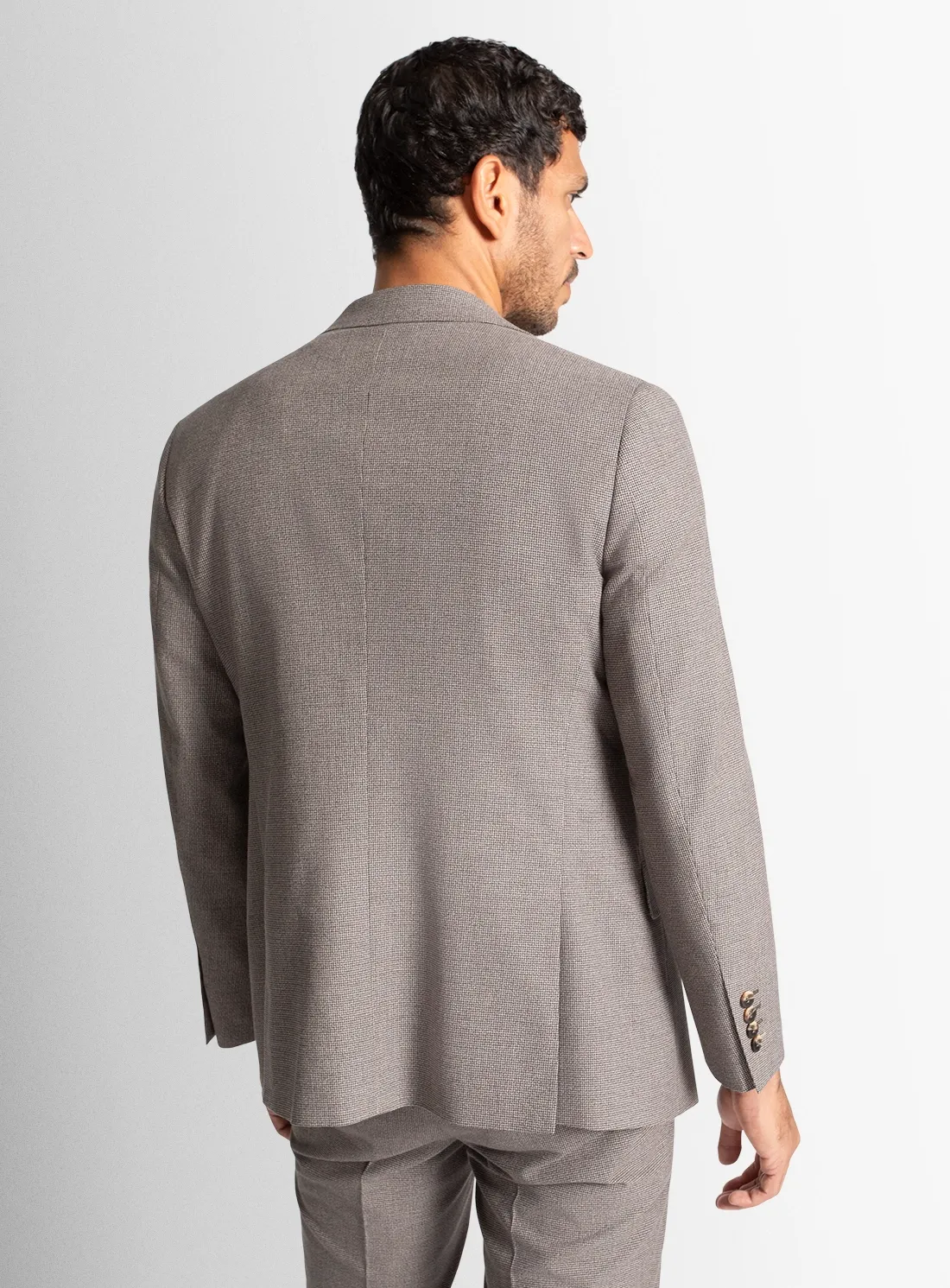 Vitale Puppytooth Chocolate Brown Jacket