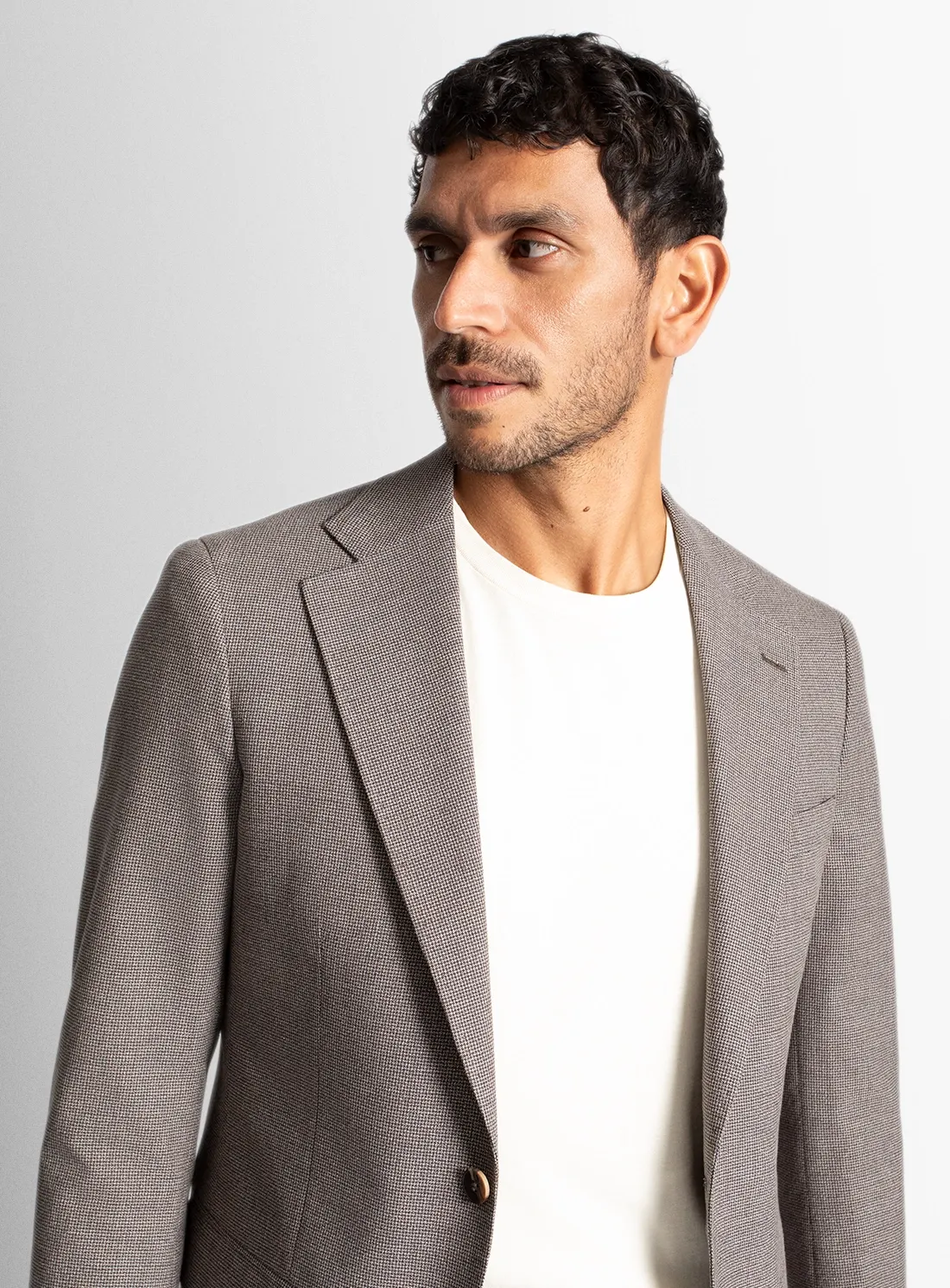 Vitale Puppytooth Chocolate Brown Jacket
