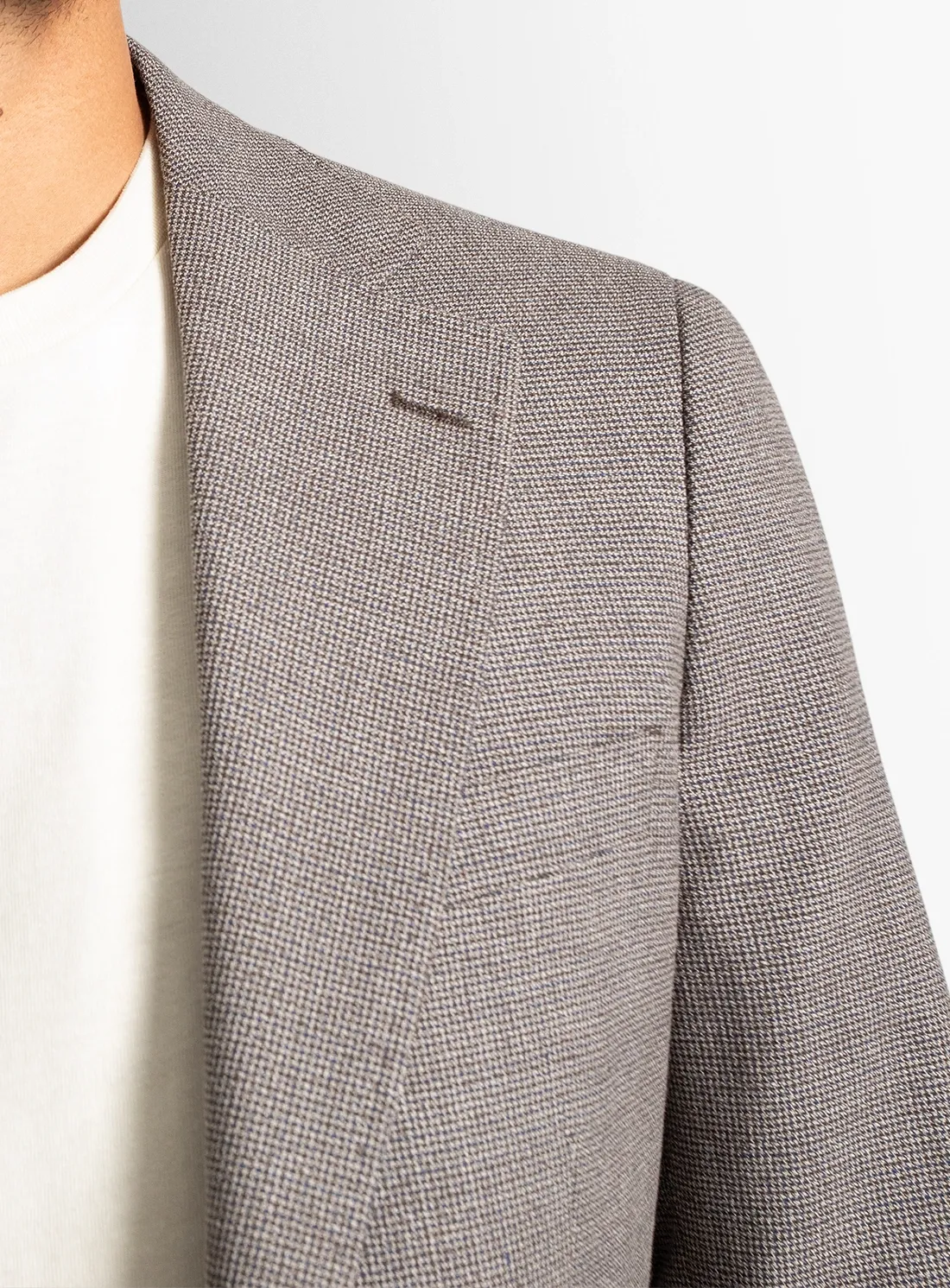 Vitale Puppytooth Chocolate Brown Jacket