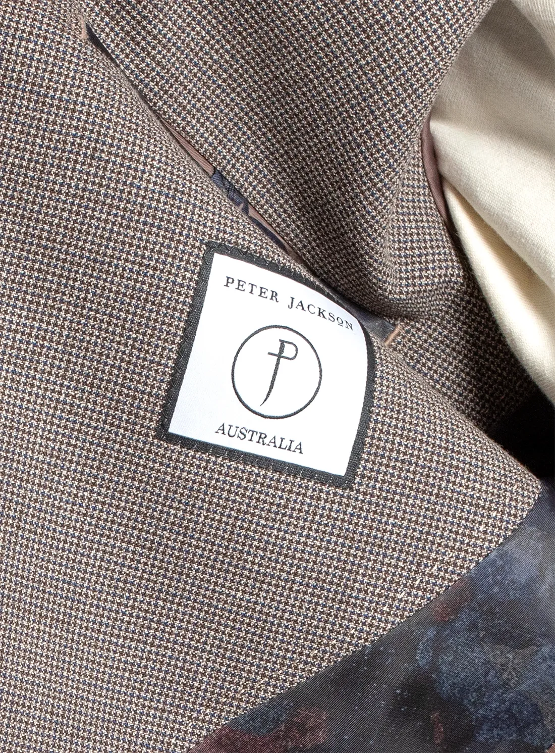 Vitale Puppytooth Chocolate Brown Jacket