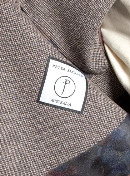 Vitale Puppytooth Chocolate Brown Jacket