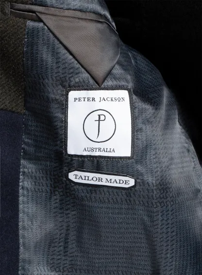 Tesero Olive Twill Overcoat