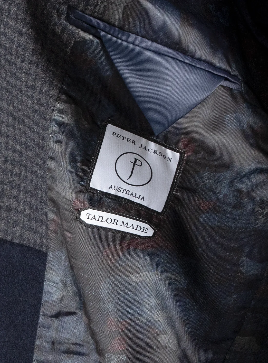 Asiago Navy Wool Pile Overcoat
