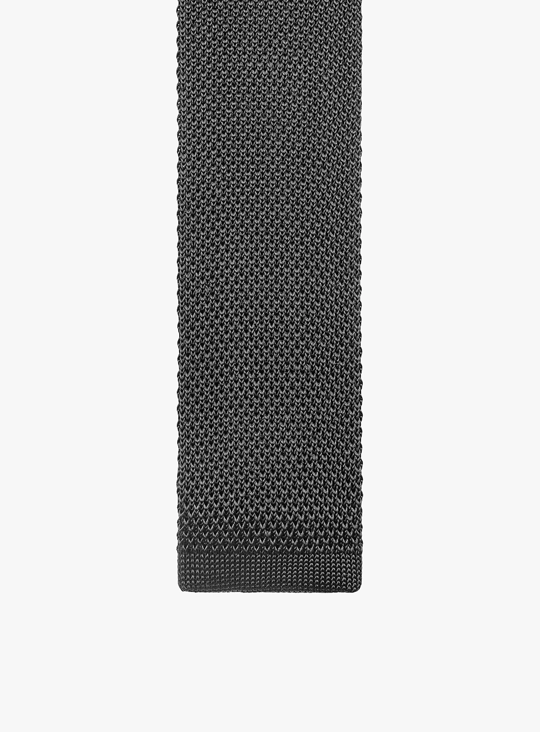 Black Silk Knit Tie