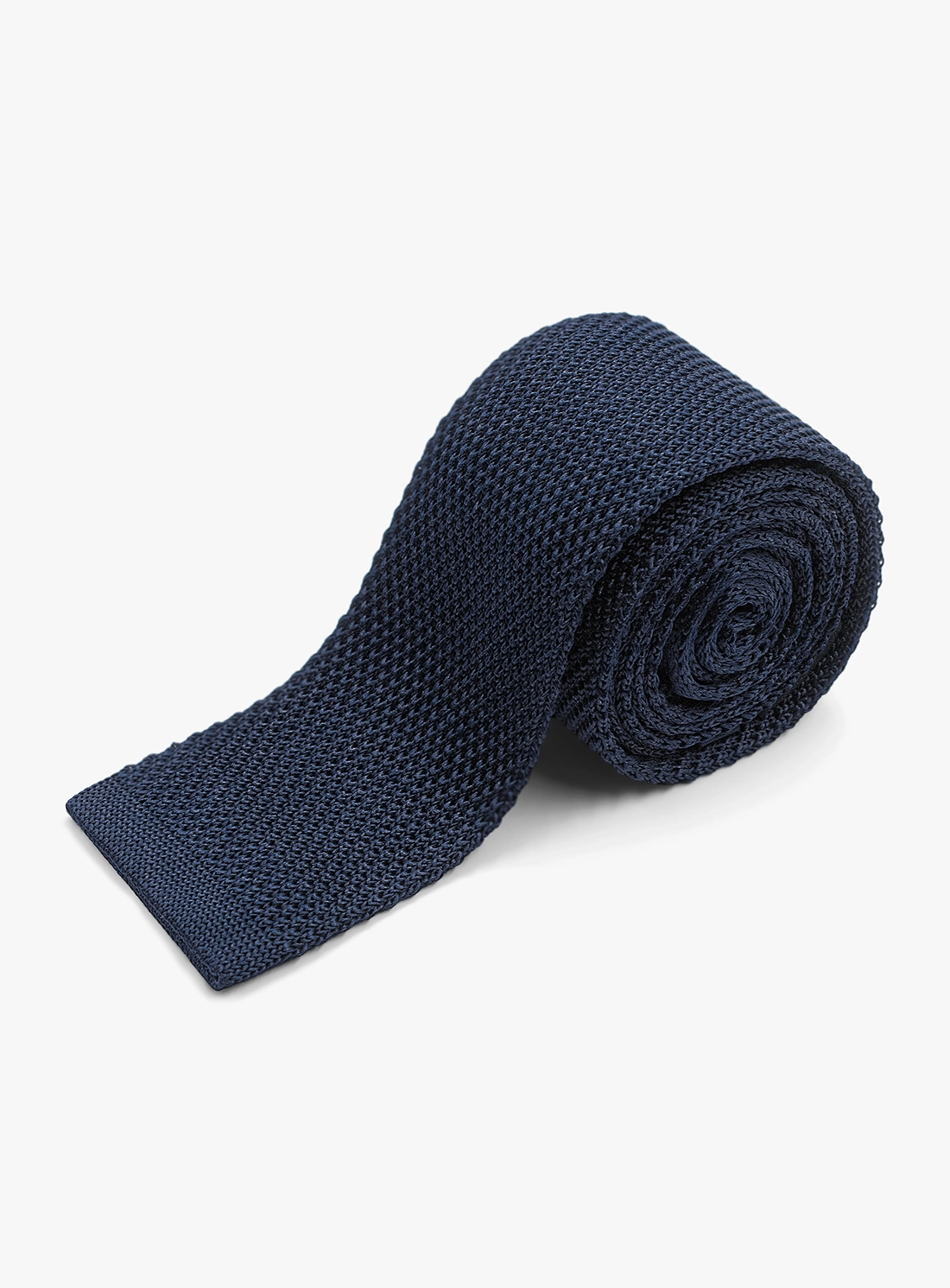 Silk Knit Navy Tie
