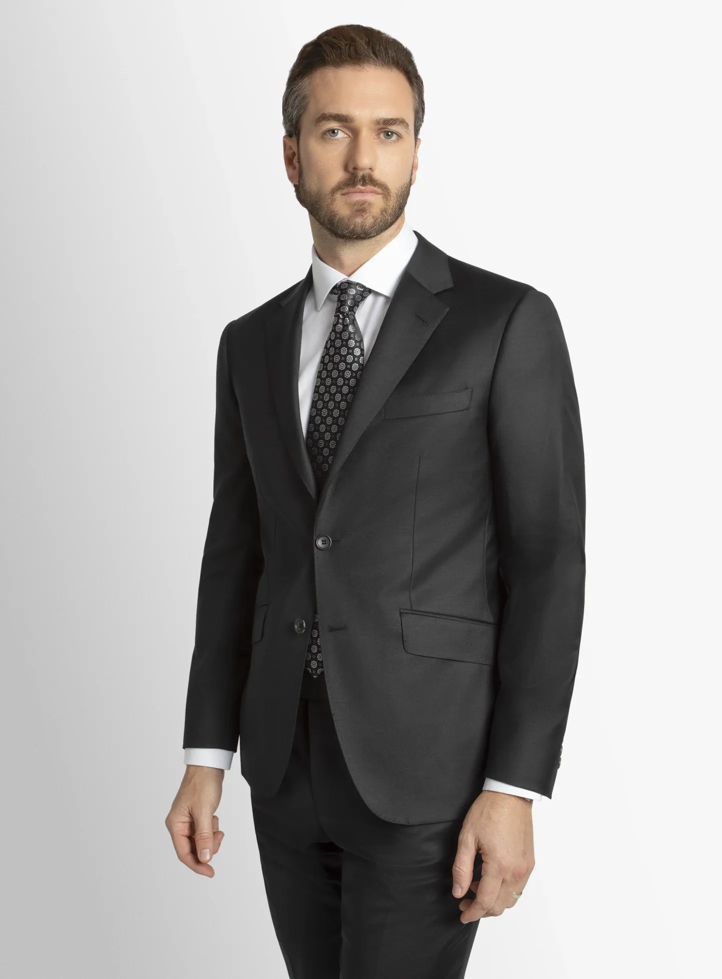 Black Twill Signature 2-Piece Suit