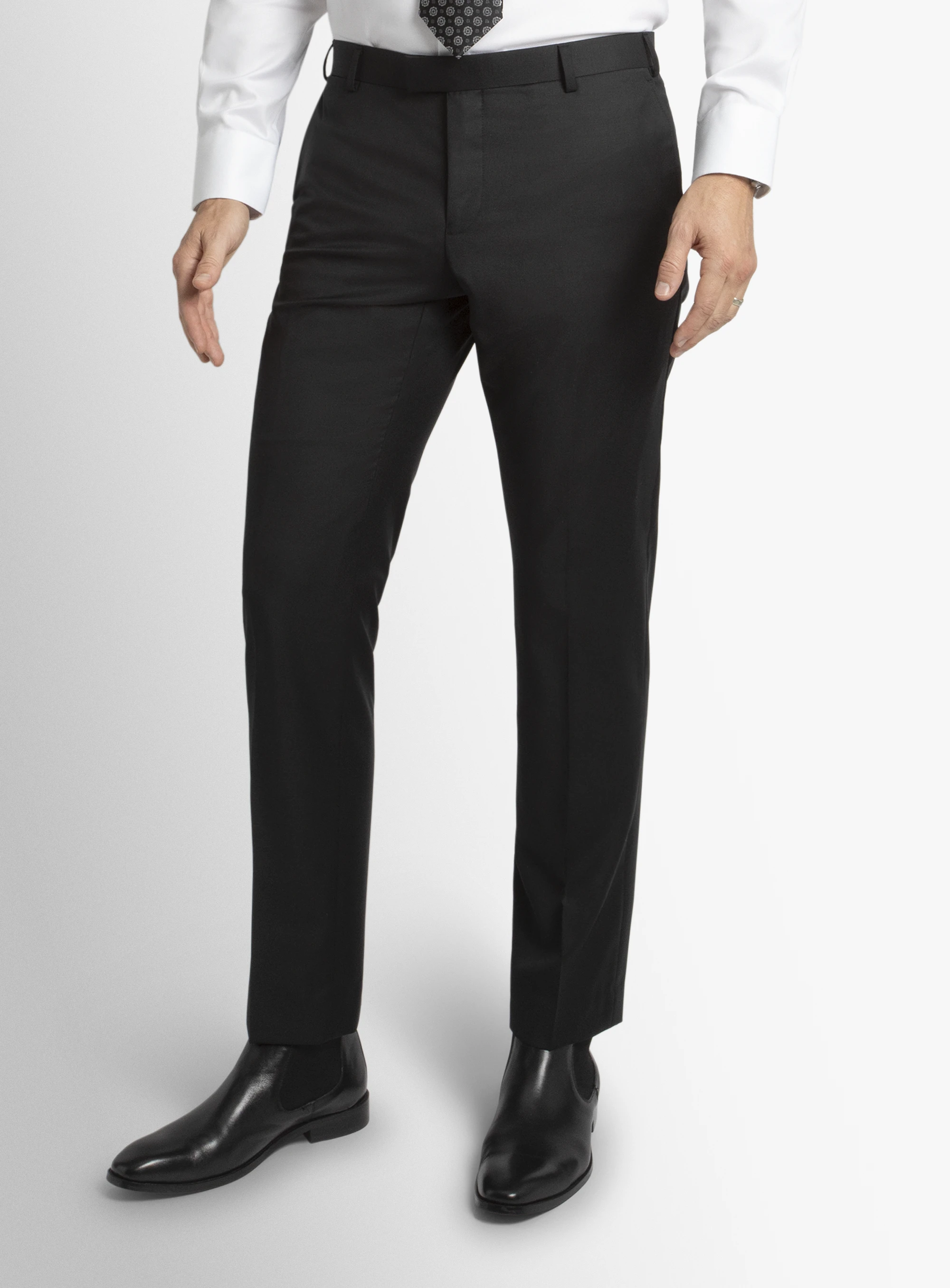 Dexter Black Twill Trouser