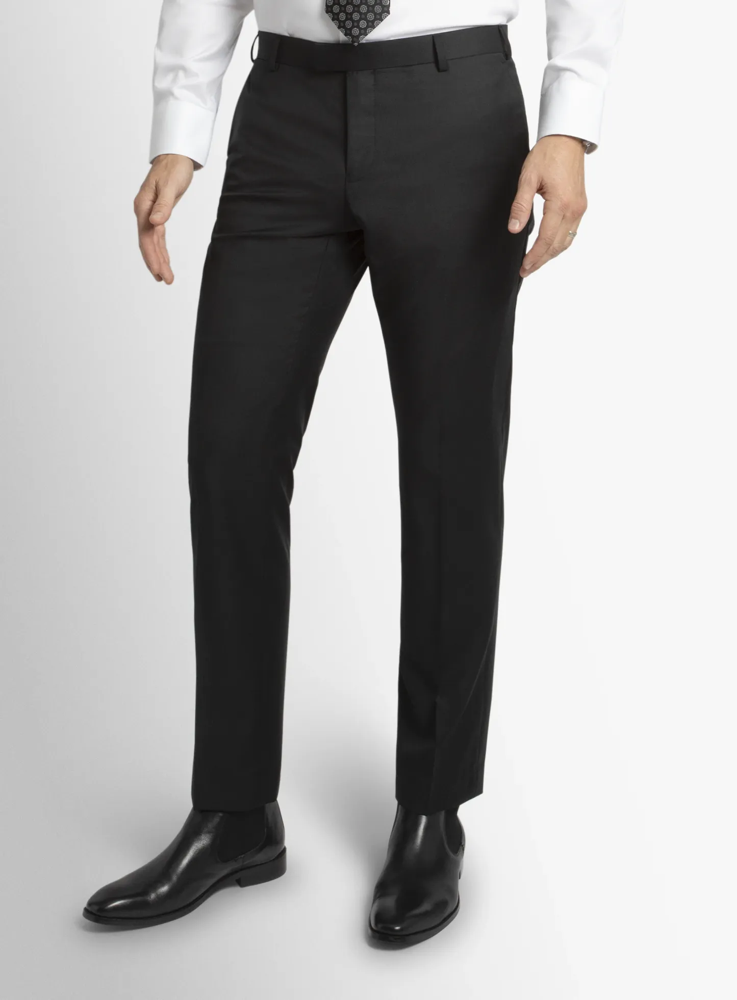 Dexter Black Twill Trouser