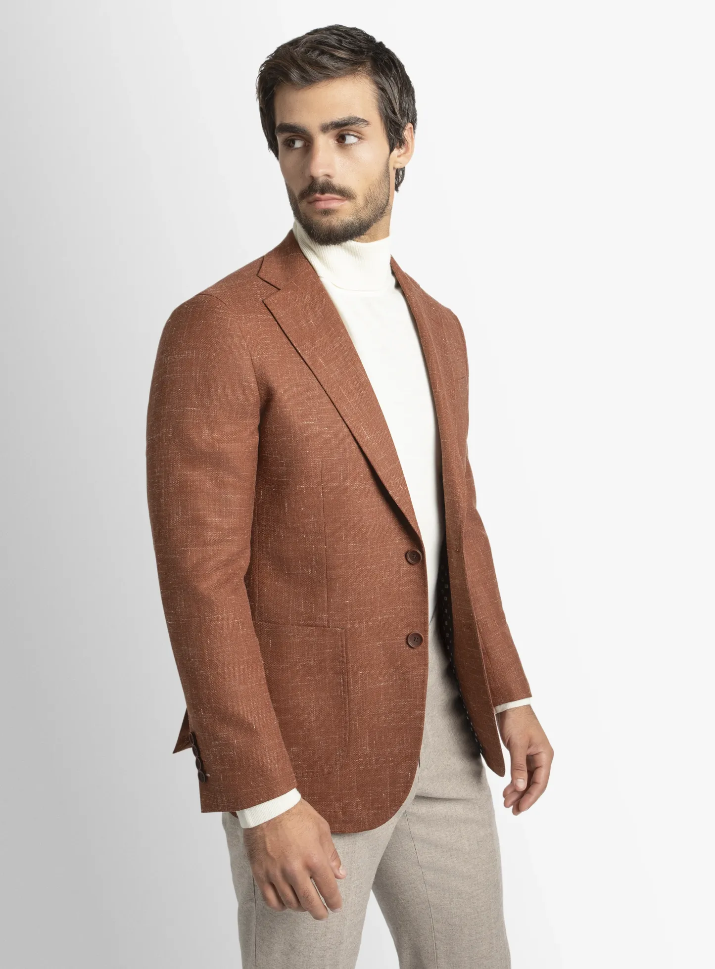 Luzio Basketweave Ginger Jacket