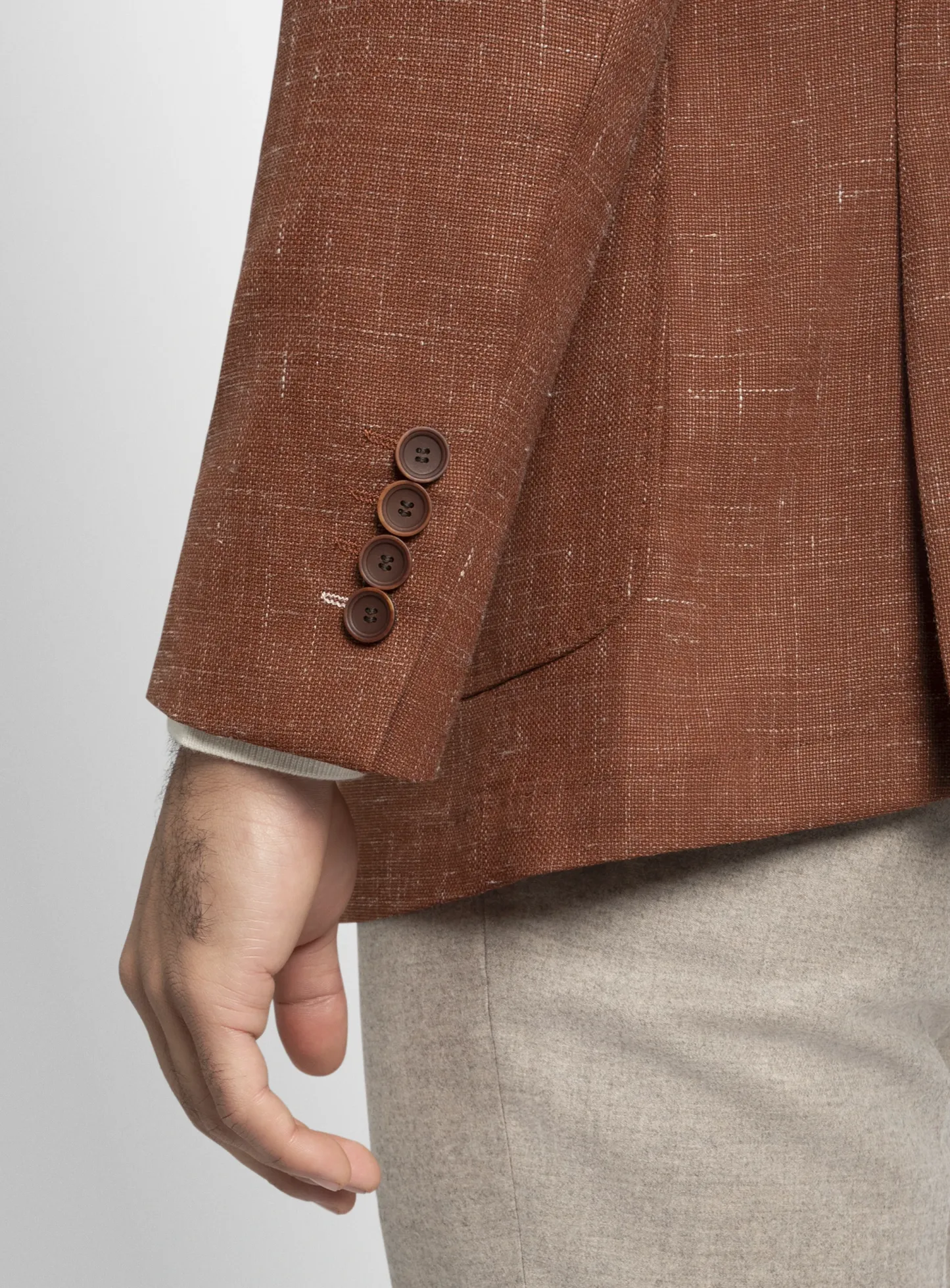 Luzio Basketweave Ginger Jacket