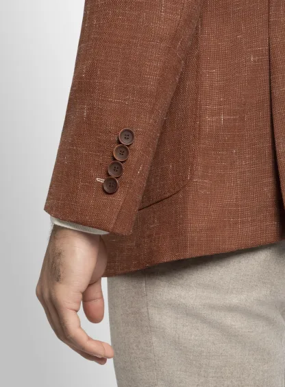 Luzio Basketweave Ginger Jacket