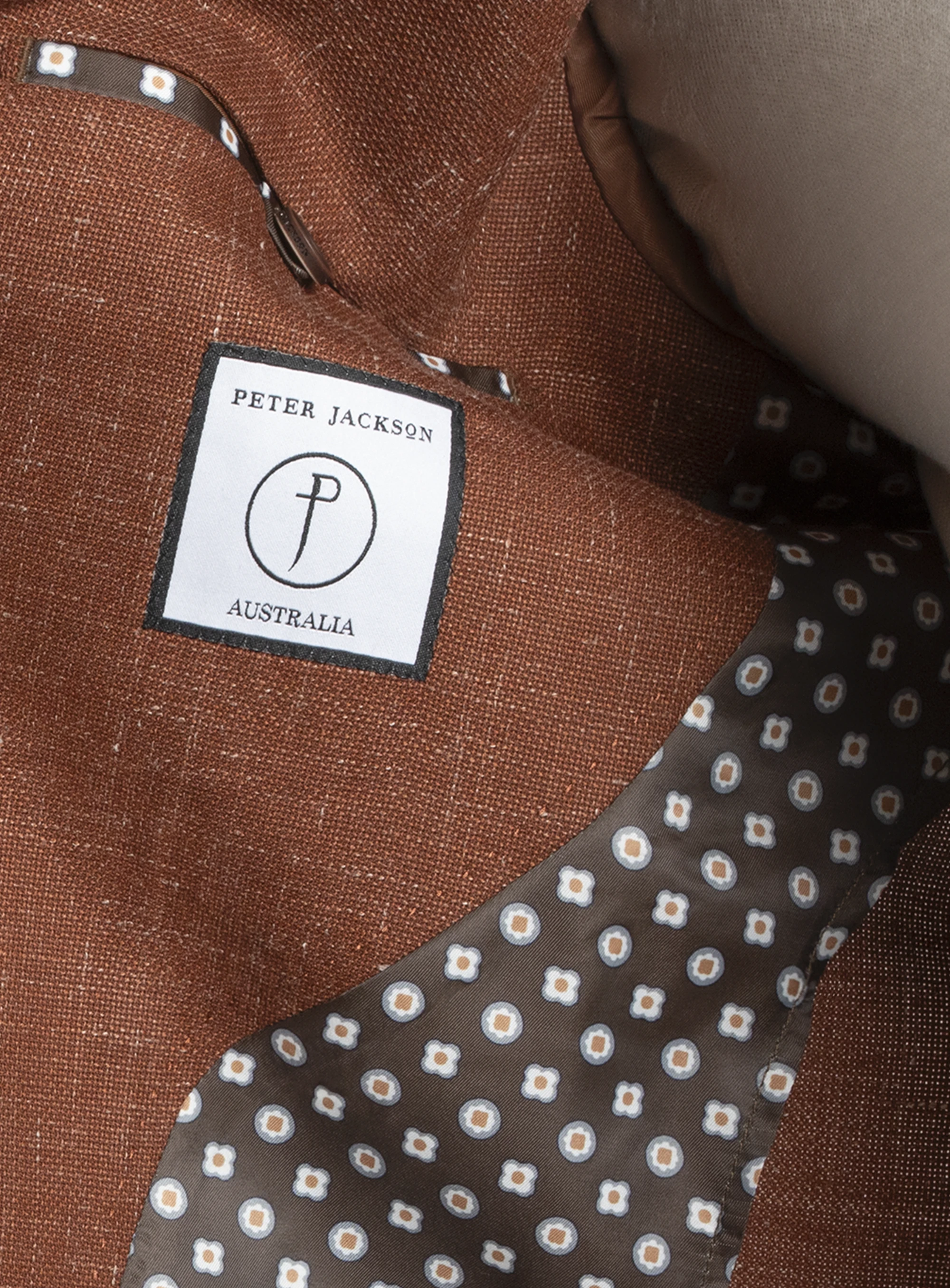 Luzio Basketweave Ginger Jacket