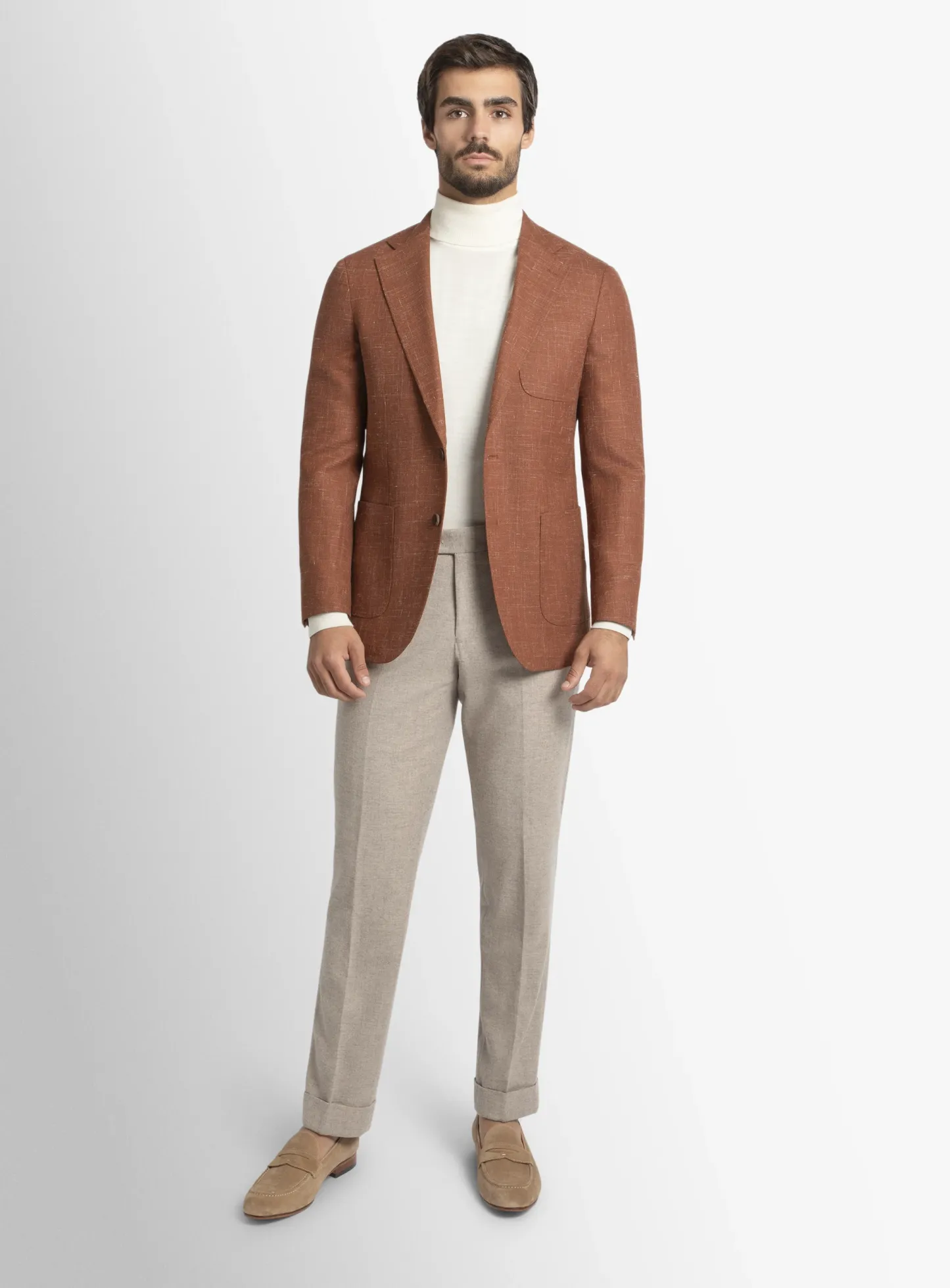 Luzio Basketweave Ginger Jacket