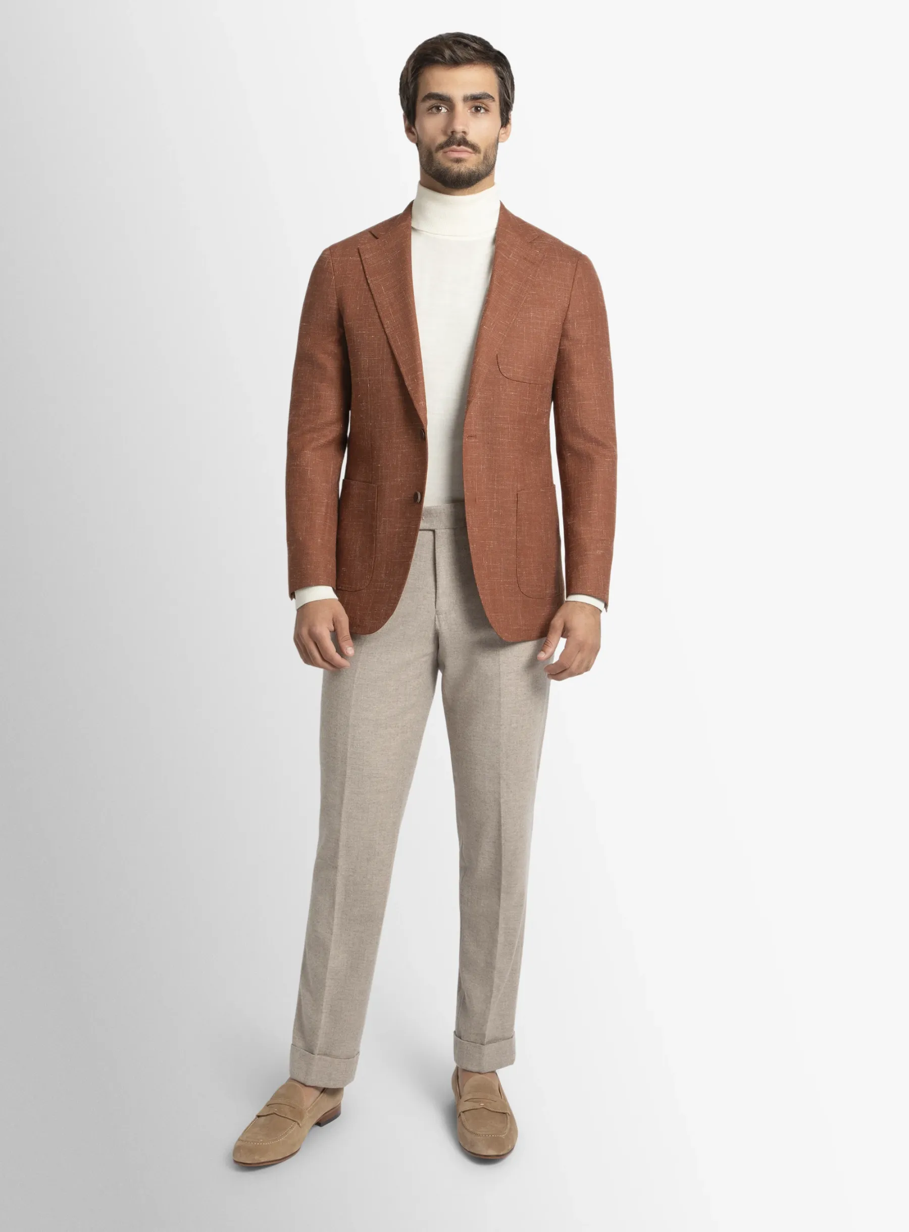 Luzio Basketweave Ginger Jacket