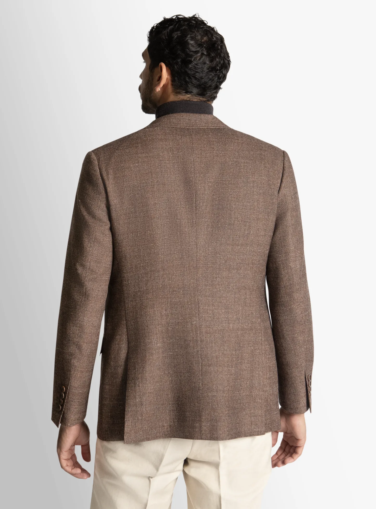 Portici Burnt Orange Basketweave Jacket