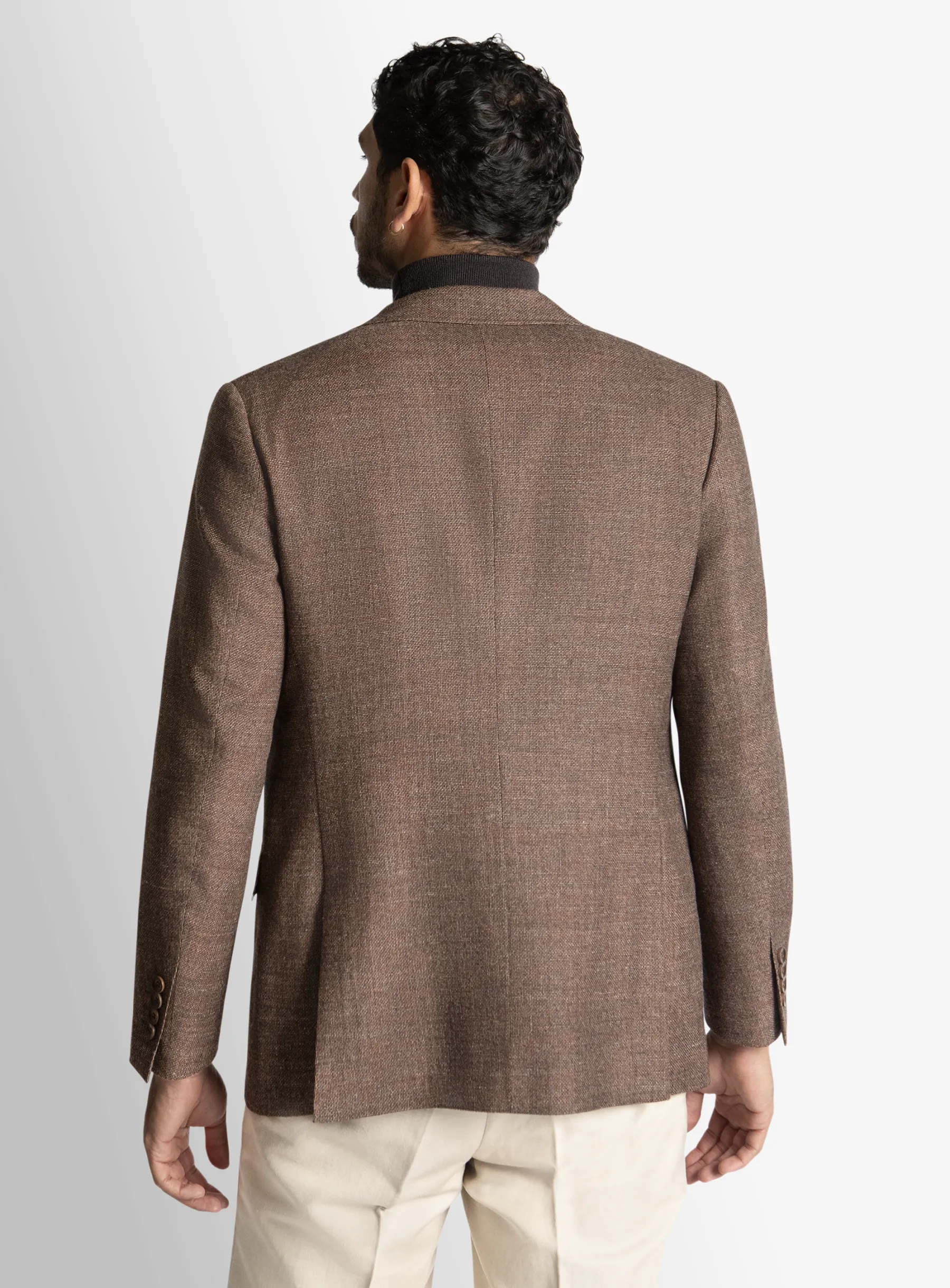 Portici Burnt Orange Basketweave Jacket