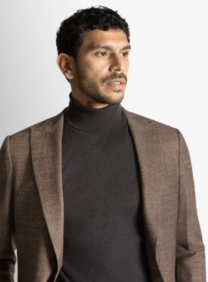 Portici Burnt Orange Basketweave Jacket