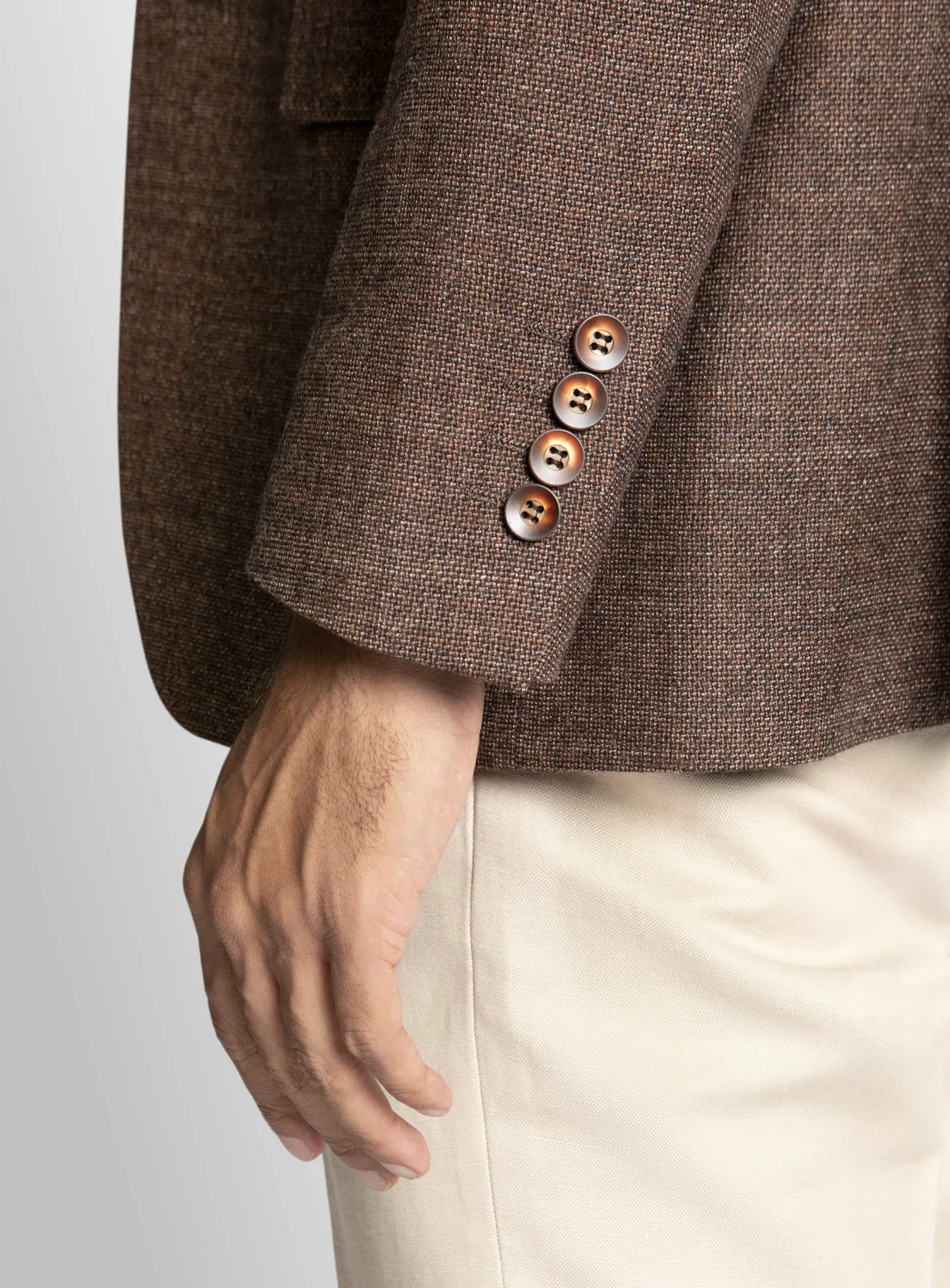 Portici Burnt Orange Basketweave Jacket