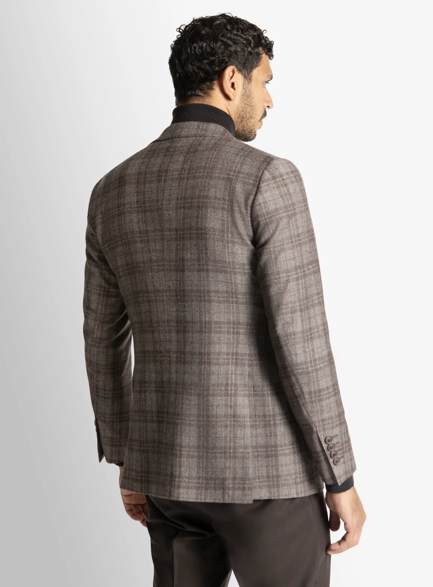 Vitale Grey Berry Plaid Jacket