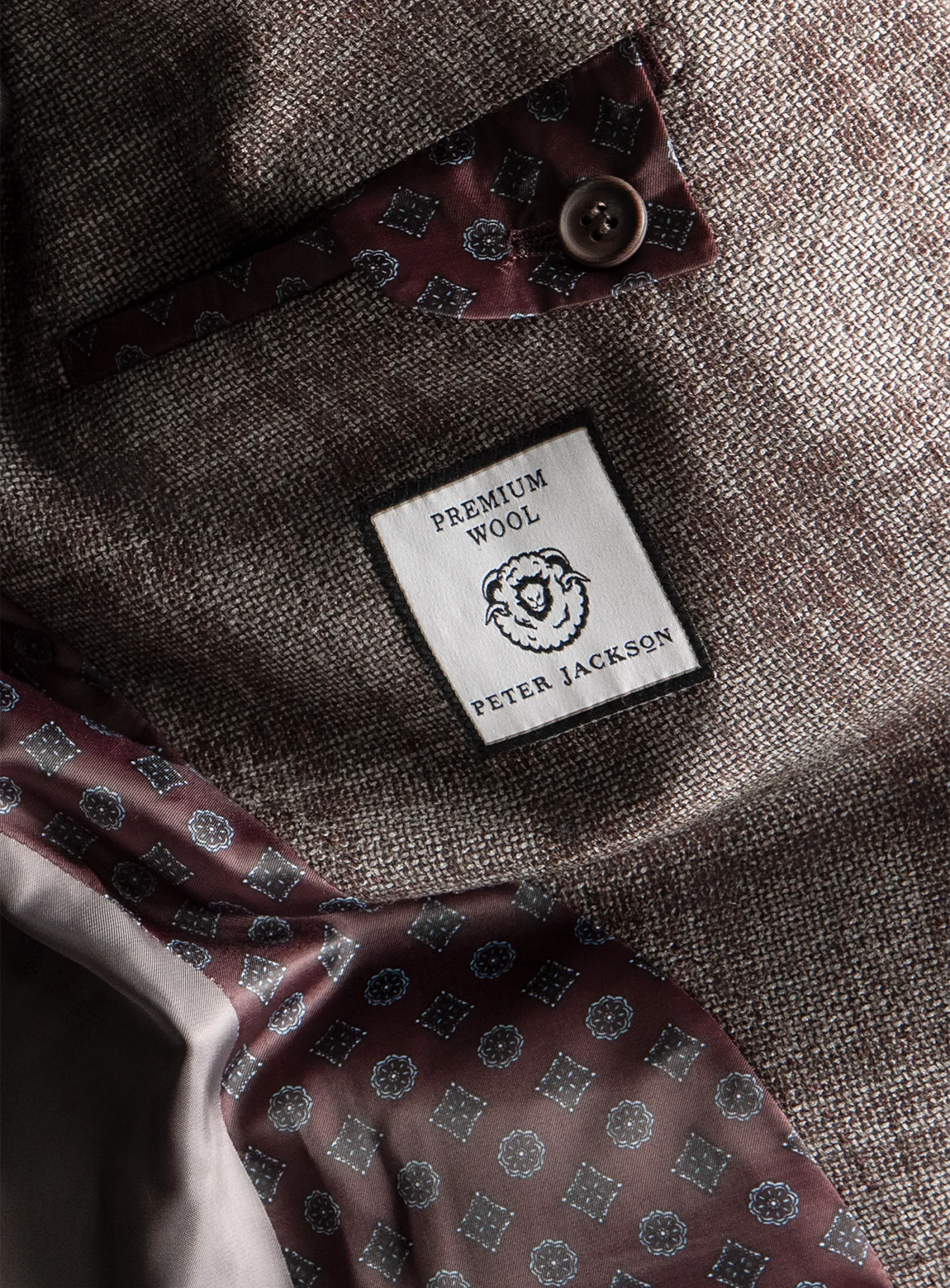 Vitale Grey Berry Plaid Jacket