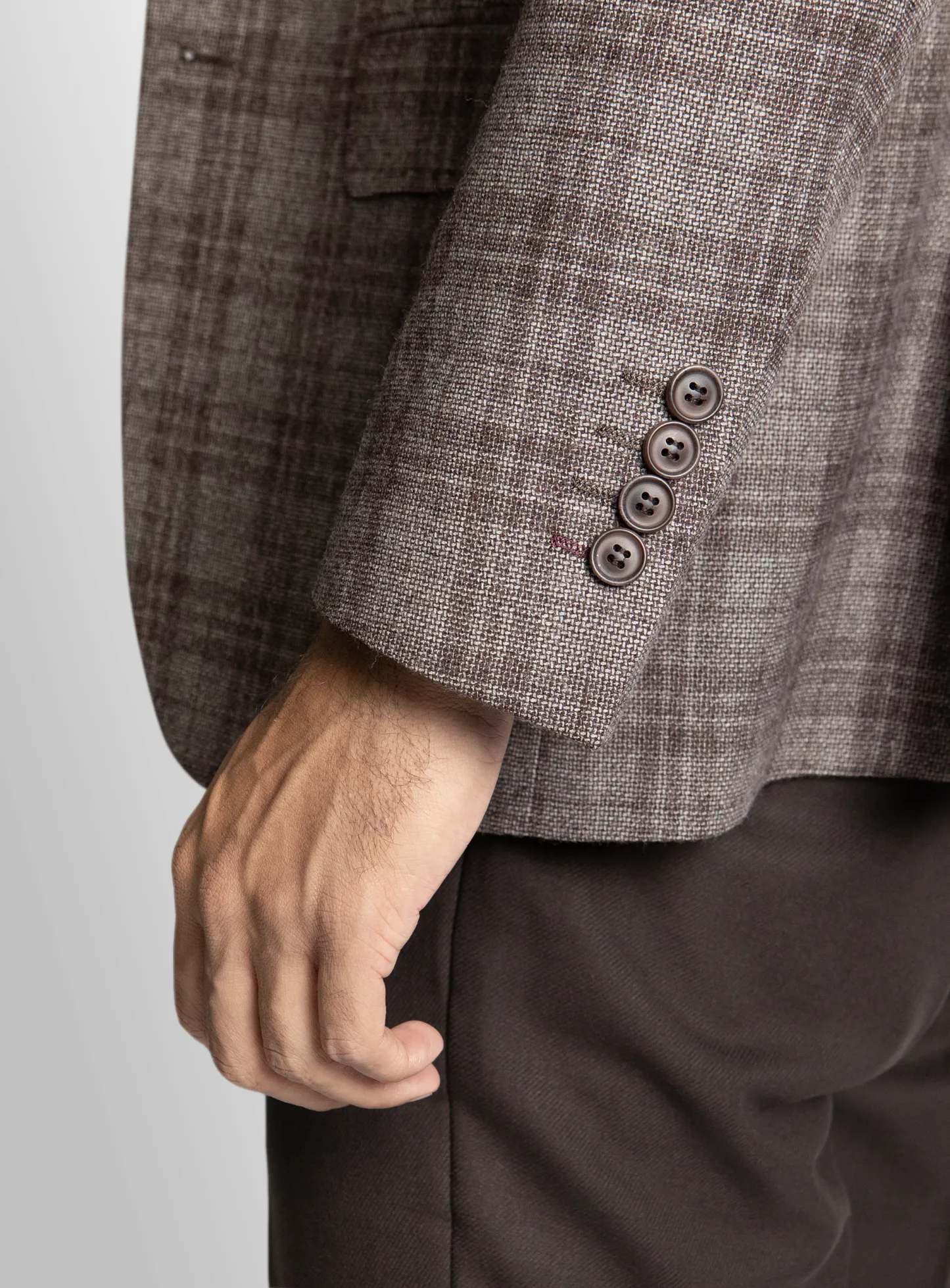 Vitale Grey Berry Plaid Jacket