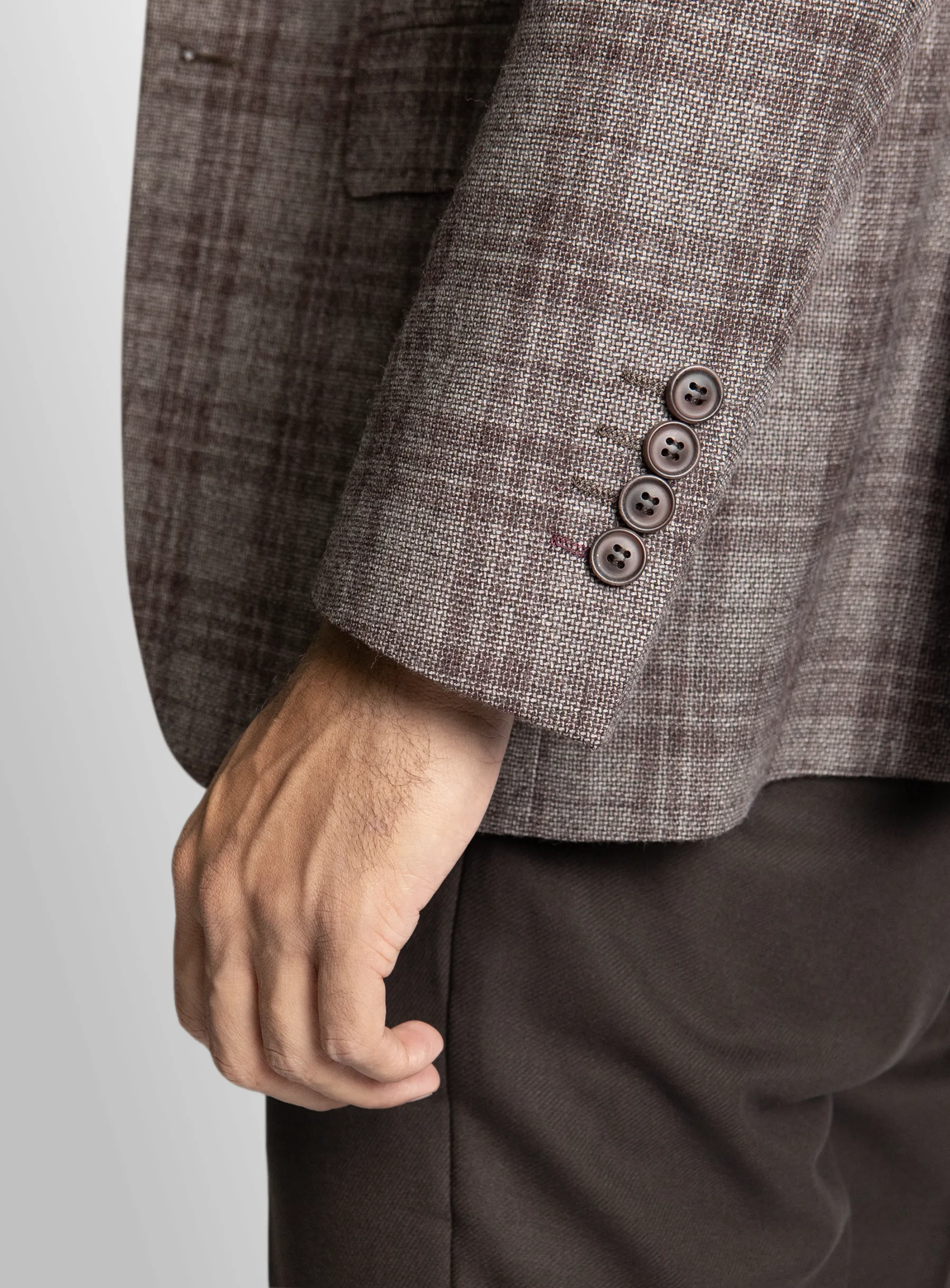 Vitale Grey Berry Plaid Jacket