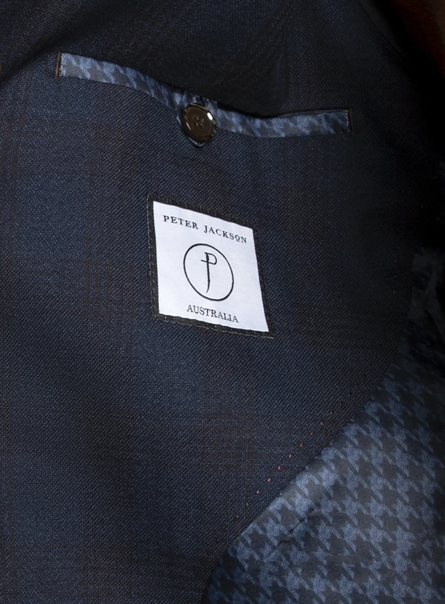 Luzio Plaid Navy Jacket