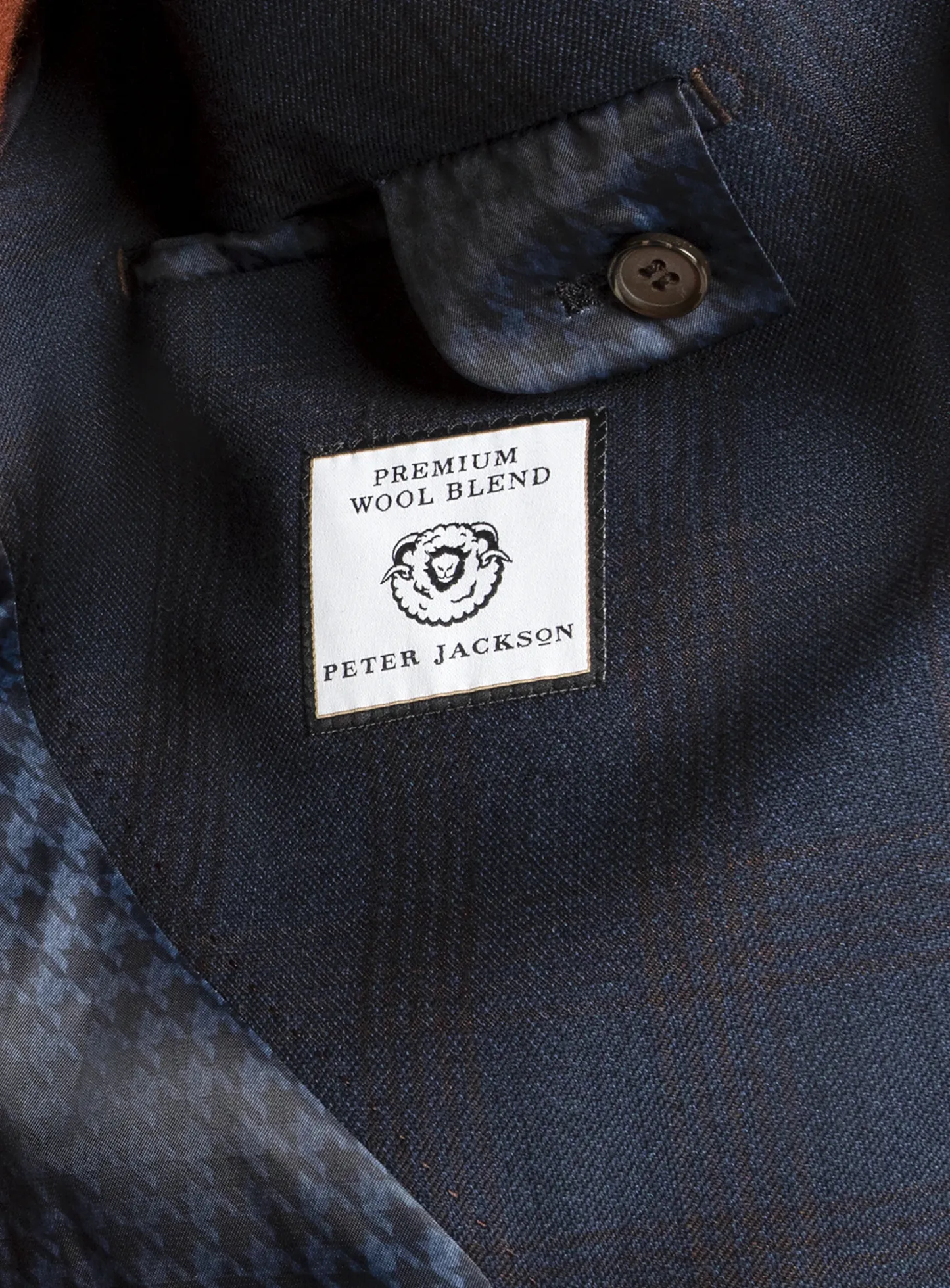 Luzio Plaid Navy Jacket