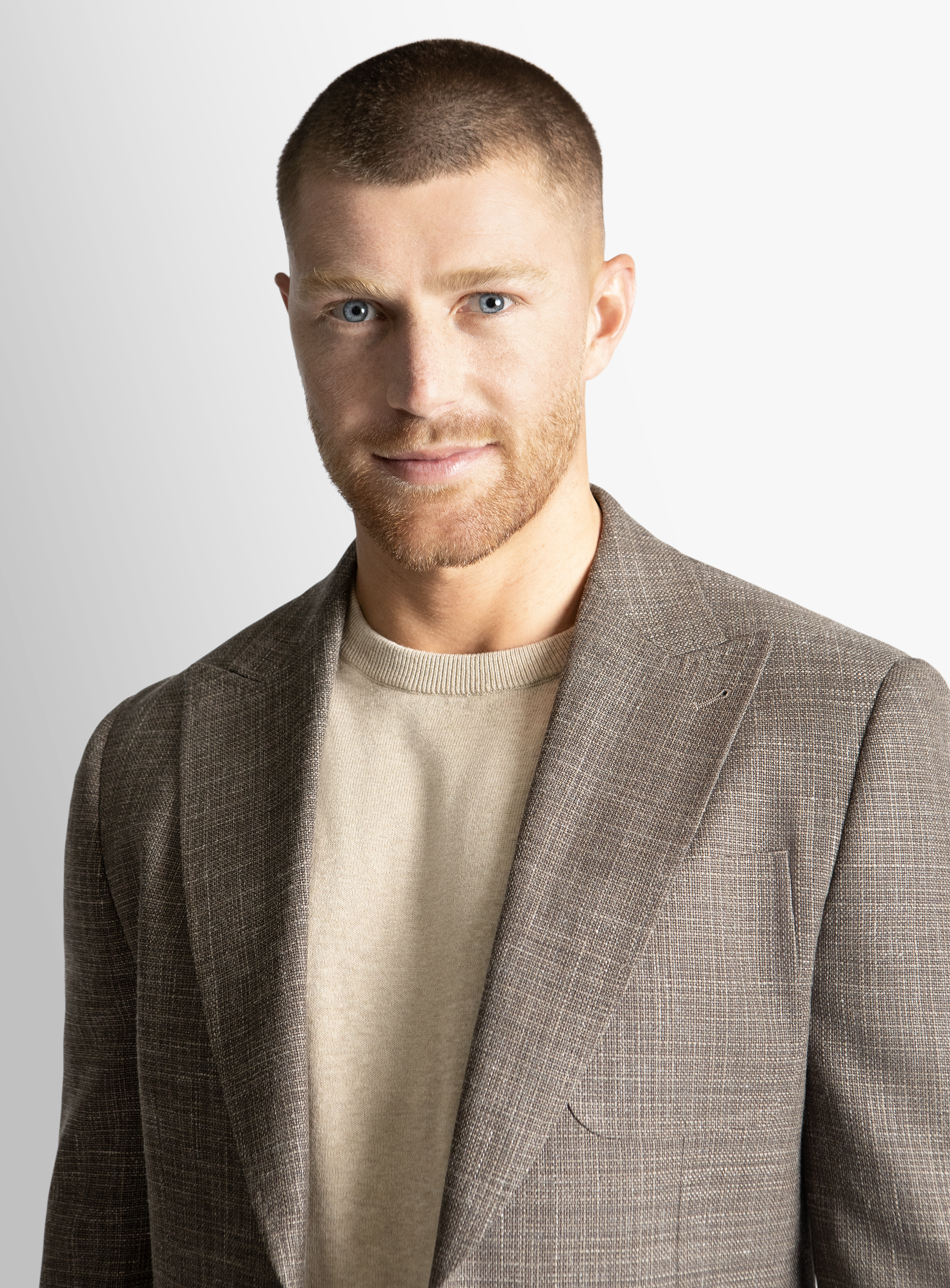 Picciano Taupe Basketweave Jacket