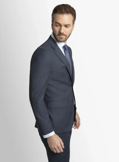Navy Birdseye Signature 2-Piece Suit