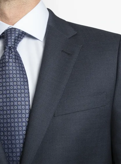 Navy Birdseye Signature 2-Piece Suit